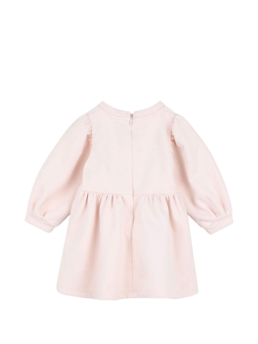 Abito per neonata Chloè Kids rosa con stampa logo sul davanti C21335 46J CHLOE' KIDS