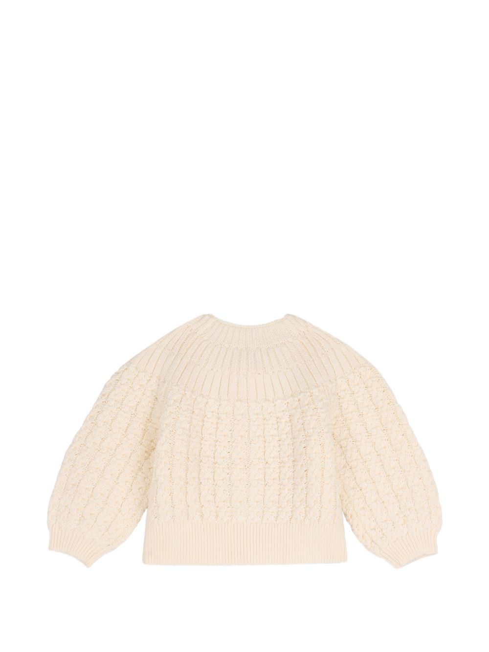 Cardigan per neonata Chloé Kids beige con abbottonatura frontale C21361 148 CHLOE' KIDS