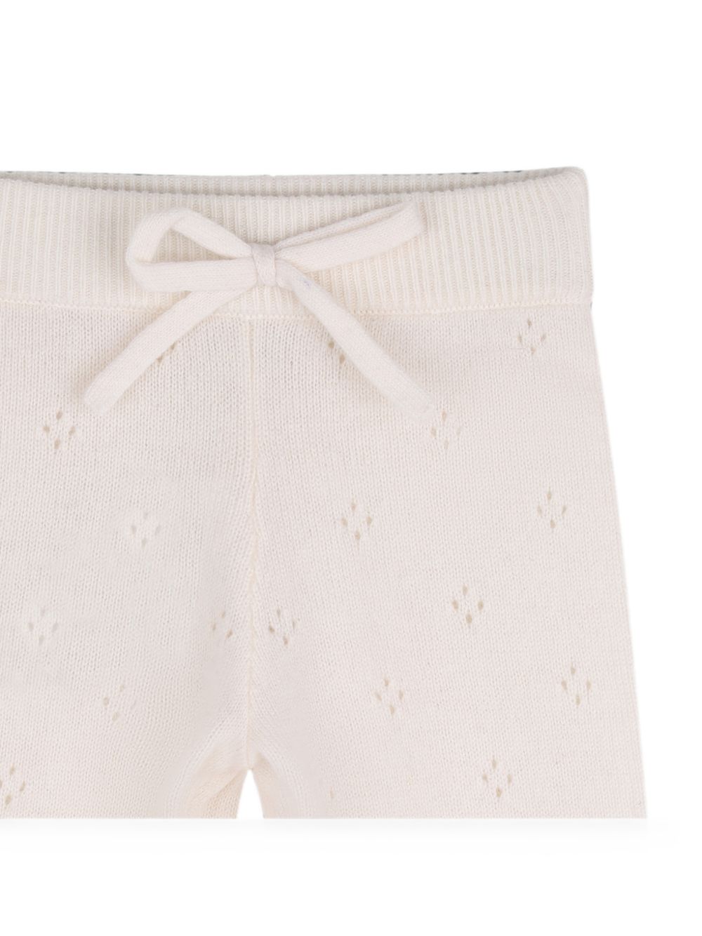 Set Maglione e Pantaloni per neonata Chloé Kids beige con ricamo a fiori C21373 148 CHLOE' KIDS