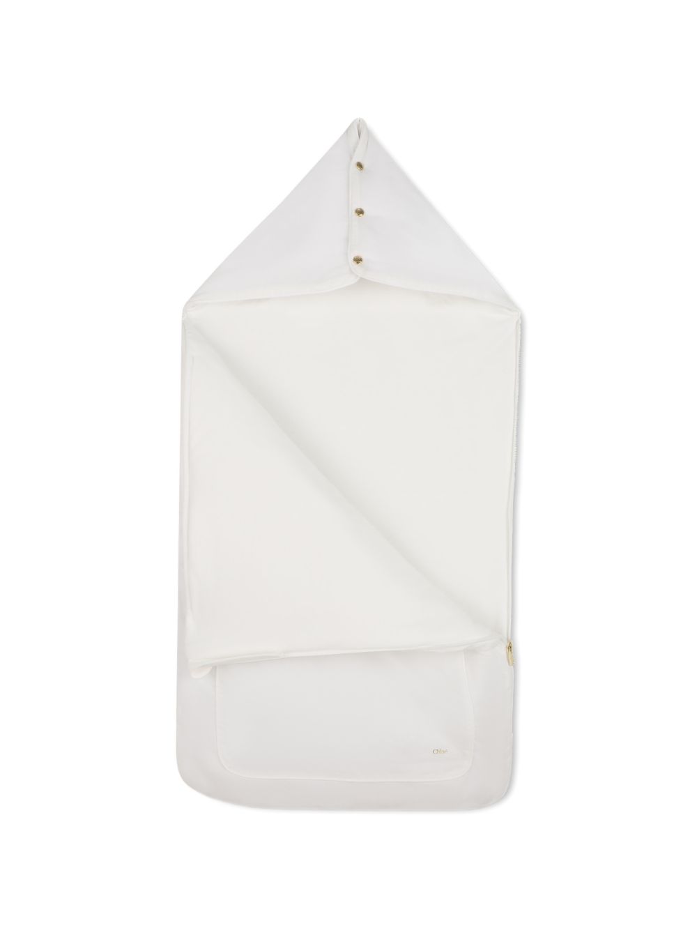 Sacco nanna per neonata Chloé Kids bianco con orlo a smerlo C21383 117 CHLOE' KIDS