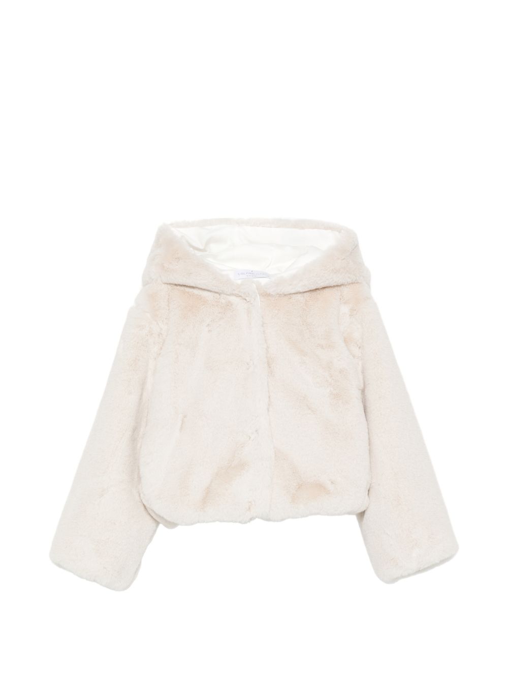Giubbino per bambina Colorichiari bianco in pelliccia sintetica FB158833 5049 21 COLORICHIARI
