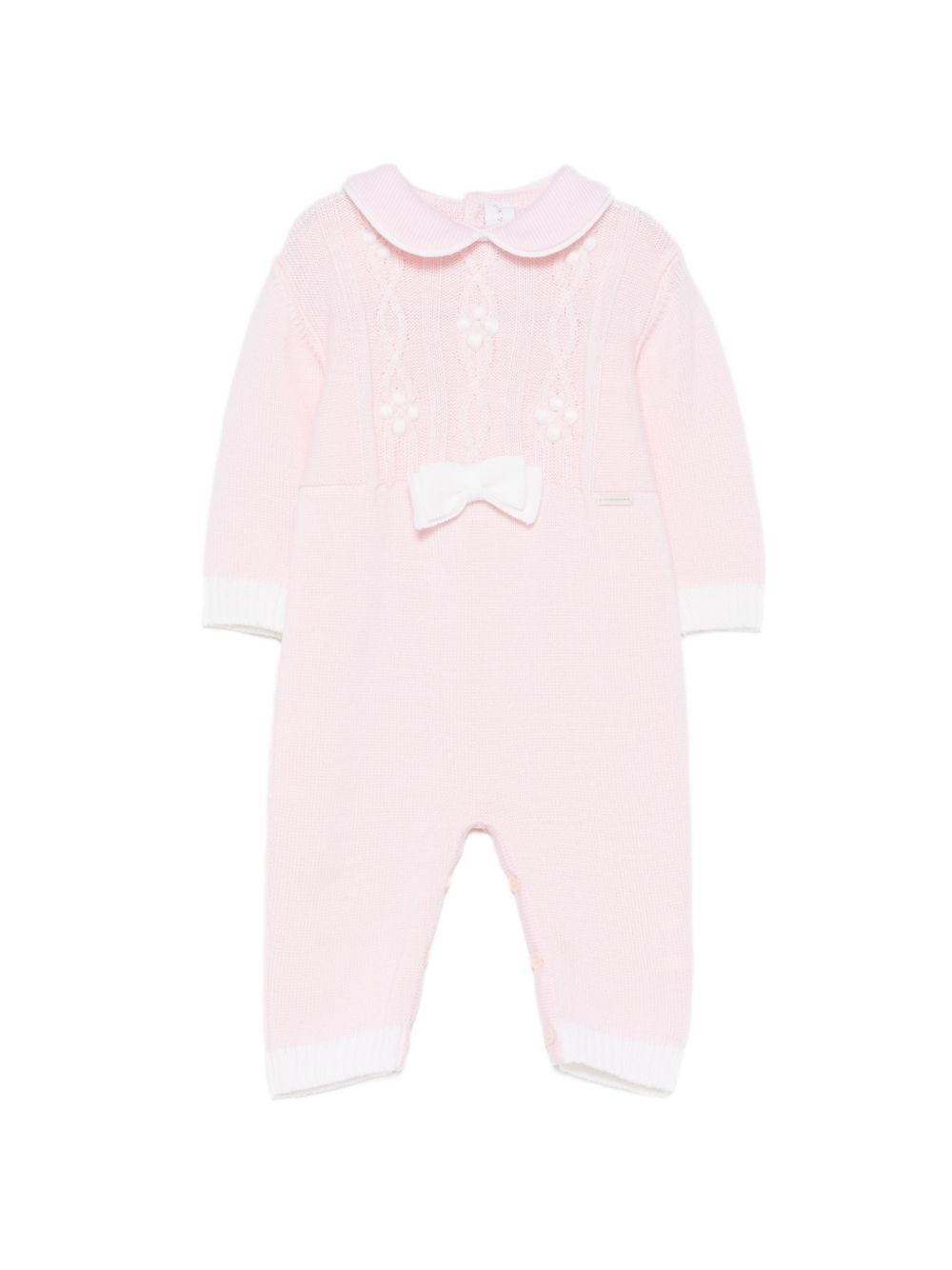 Tutina per neonata Colorichiari rosa con dettaglio fiocco FF168587 2088 8020 COLORICHIARI