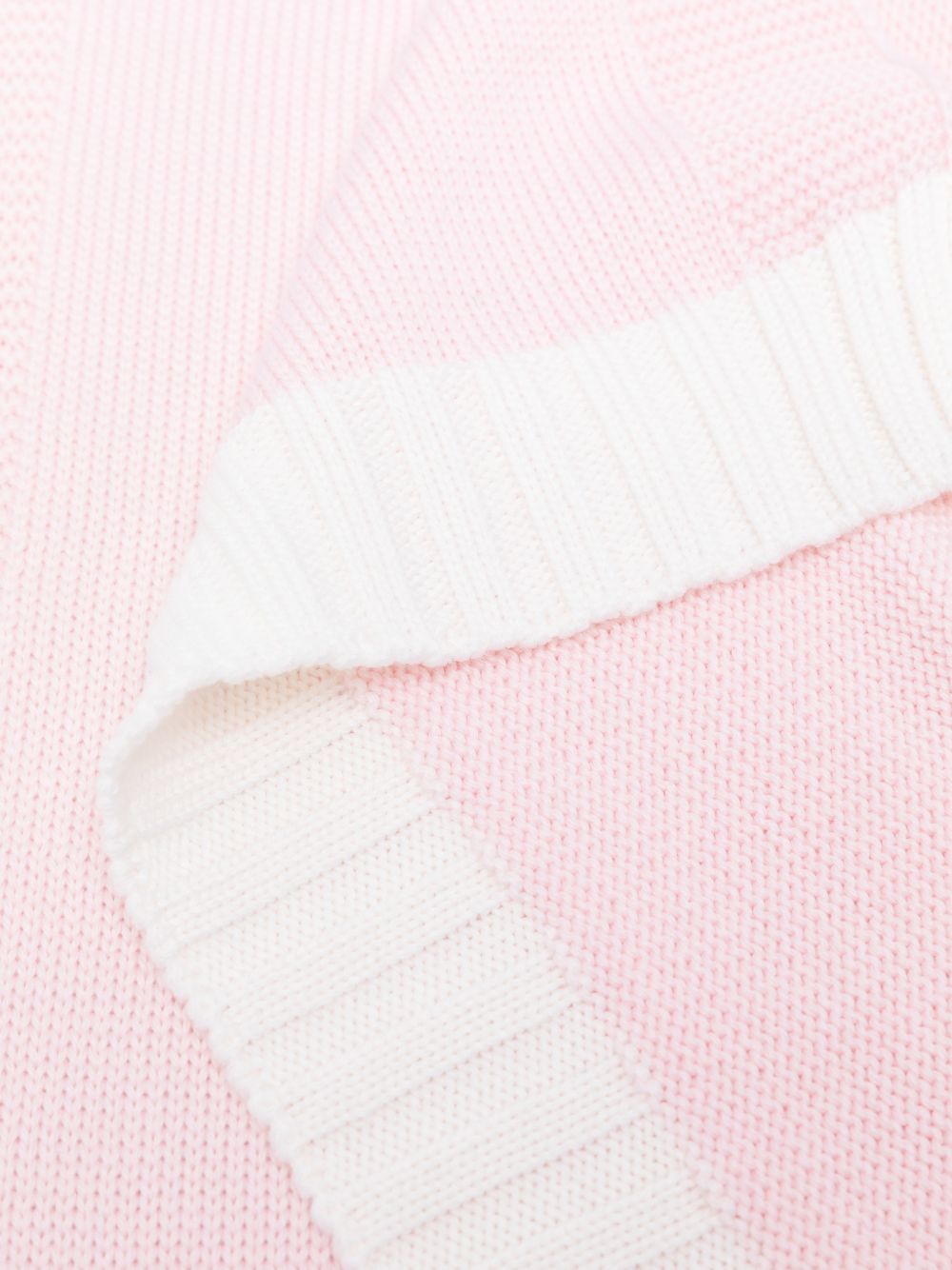 Coperta per neonata Colorichiari rosa con dettaglio fiocco FF778589 2088 8020 COLORICHIARI