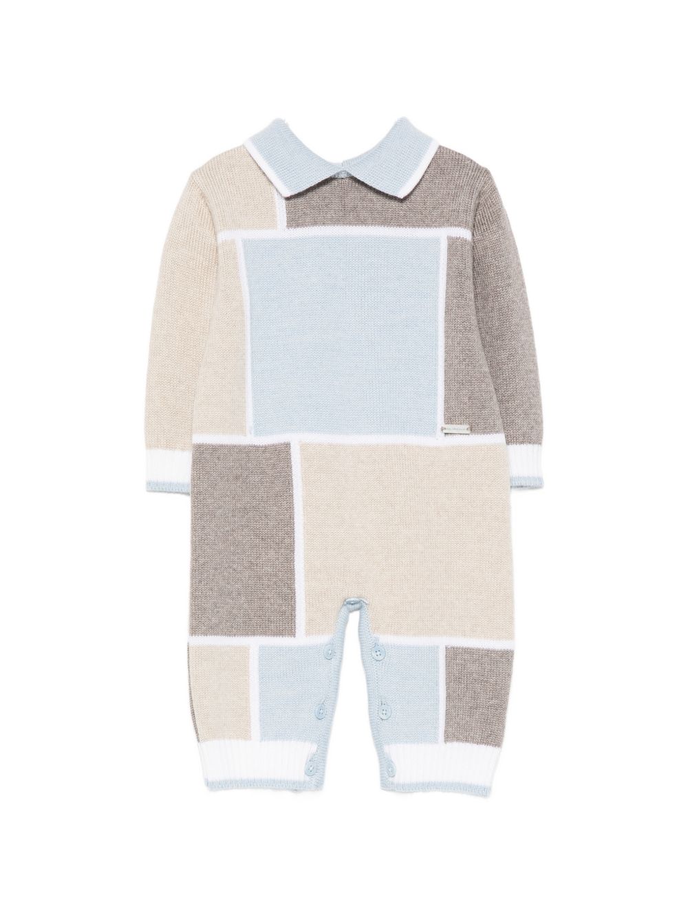 Tutina per neonato Colorichiari multicolore con design color-block MF168596 2088a 5123 COLORICHIARI