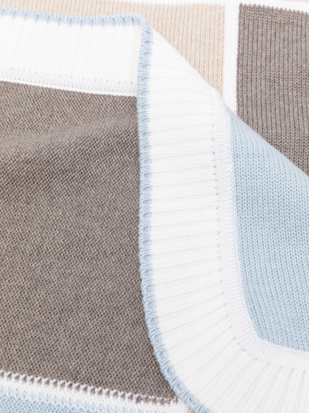 Coperta per neonato Colorichiari multicolore con design color-block MF778595 2088a 5123 COLORICHIARI