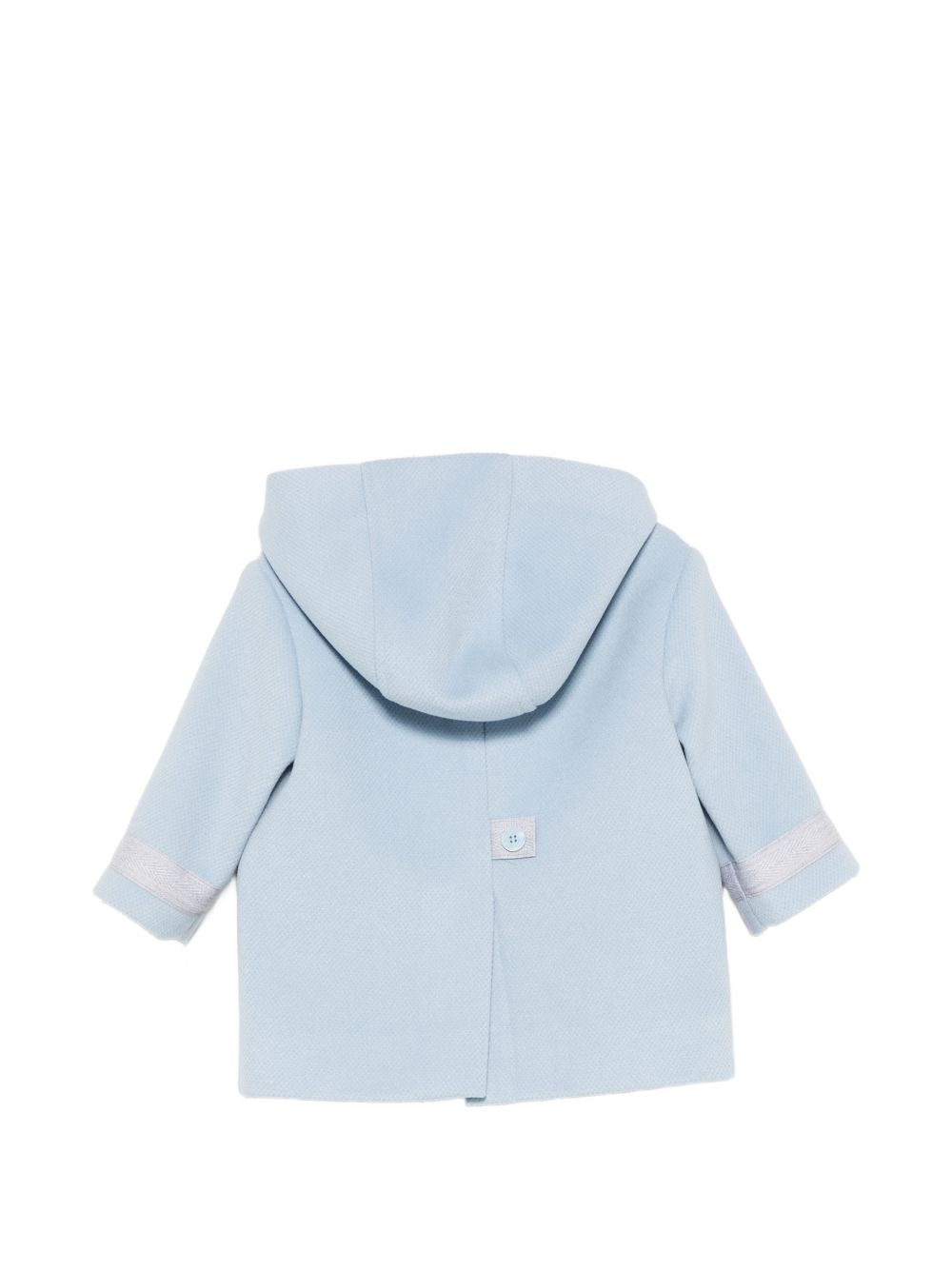 Cappotto per neonato Colorichiari azzurro con finitura in rilievo MN118825 4729 5098 COLORICHIARI