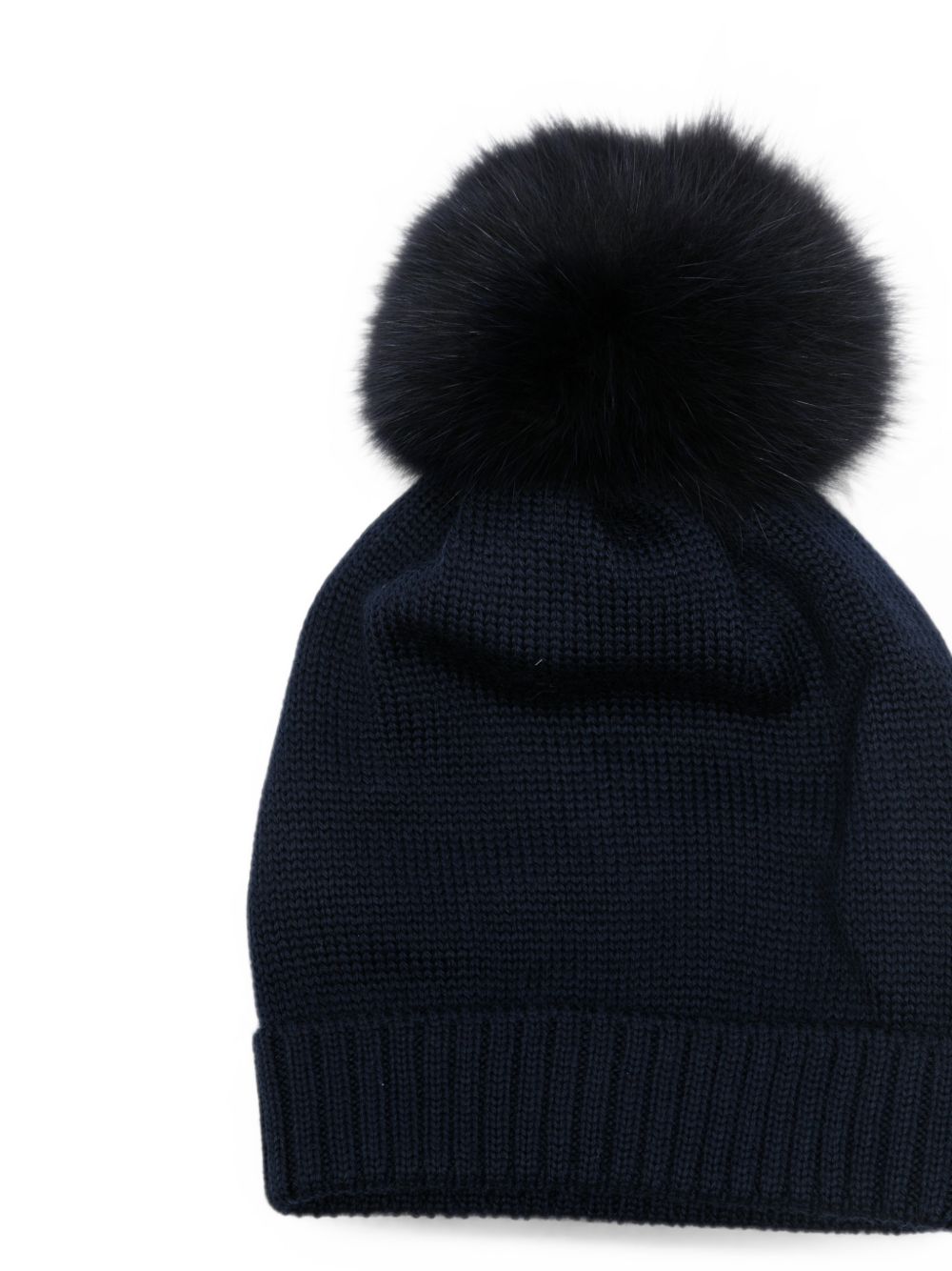 Cappello per bambino Colorichiari blu con pompon MN788808 2088 60 COLORICHIARI