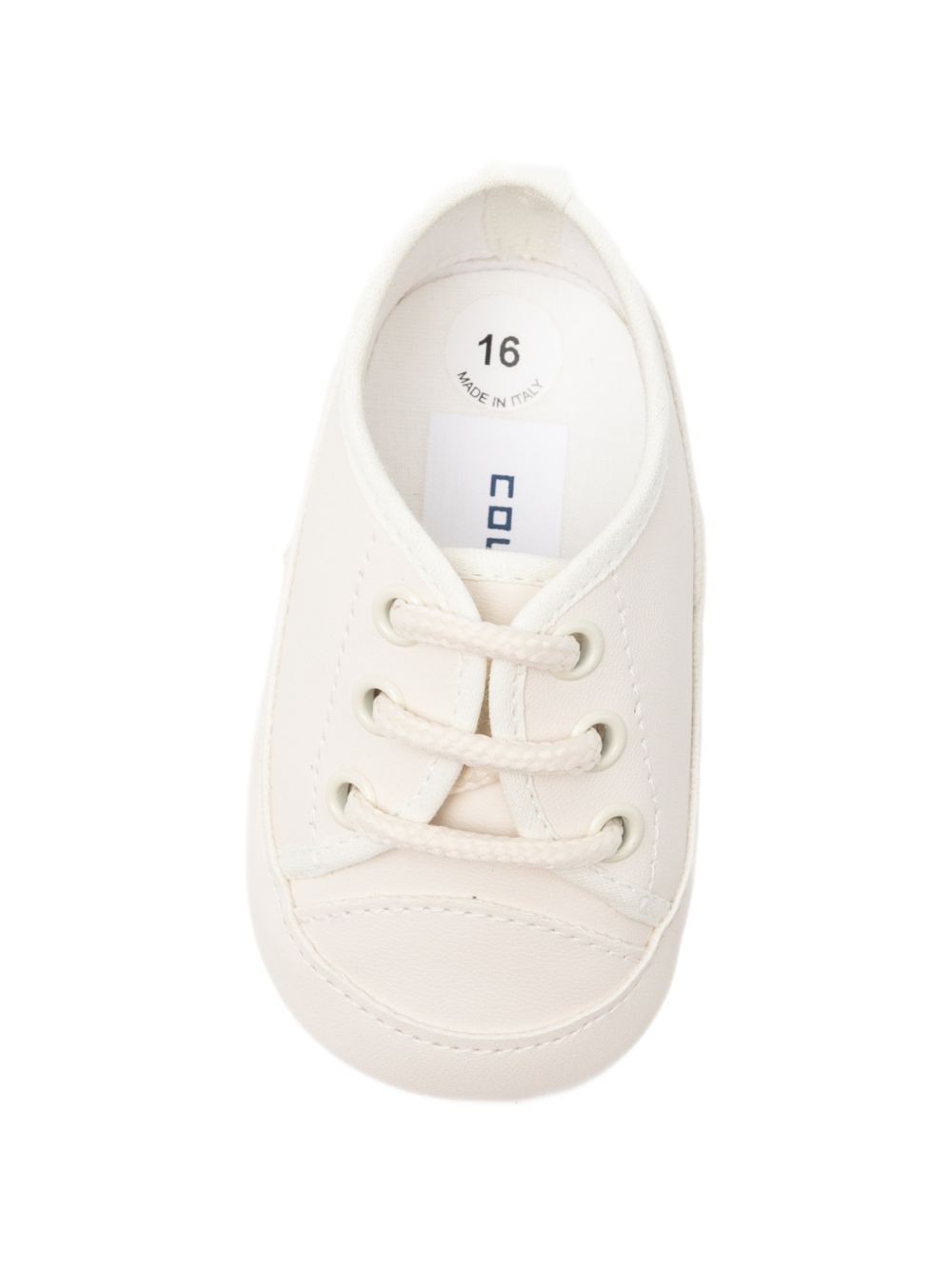 Sneakers per neonato Colorichiari bianche con finitura liscia MN958671 1613 21 COLORICHIARI