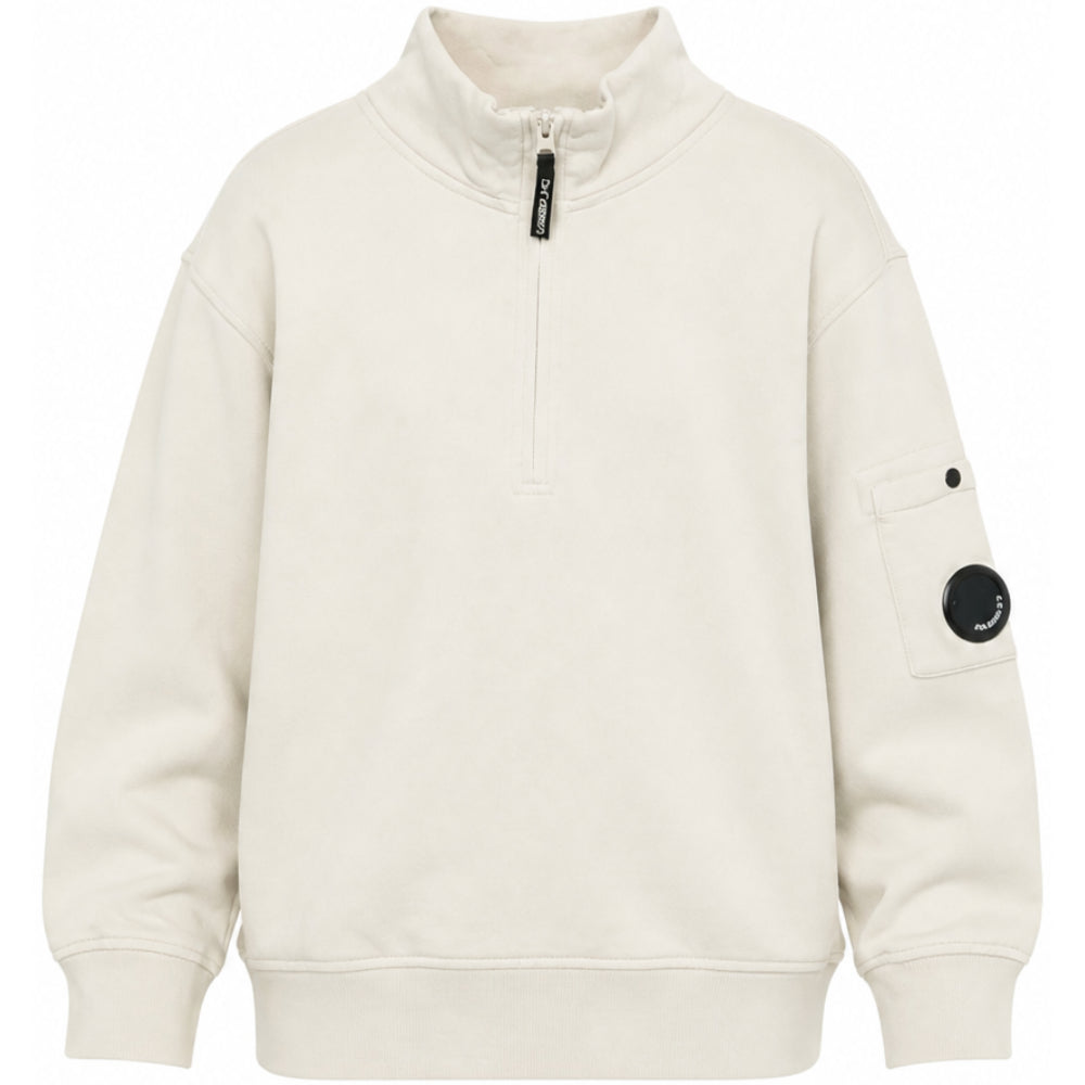 Felpa per bambino C.P.Company grigio con zip CMF01PLCA76 10024 C.P.COMPANY KIDS
