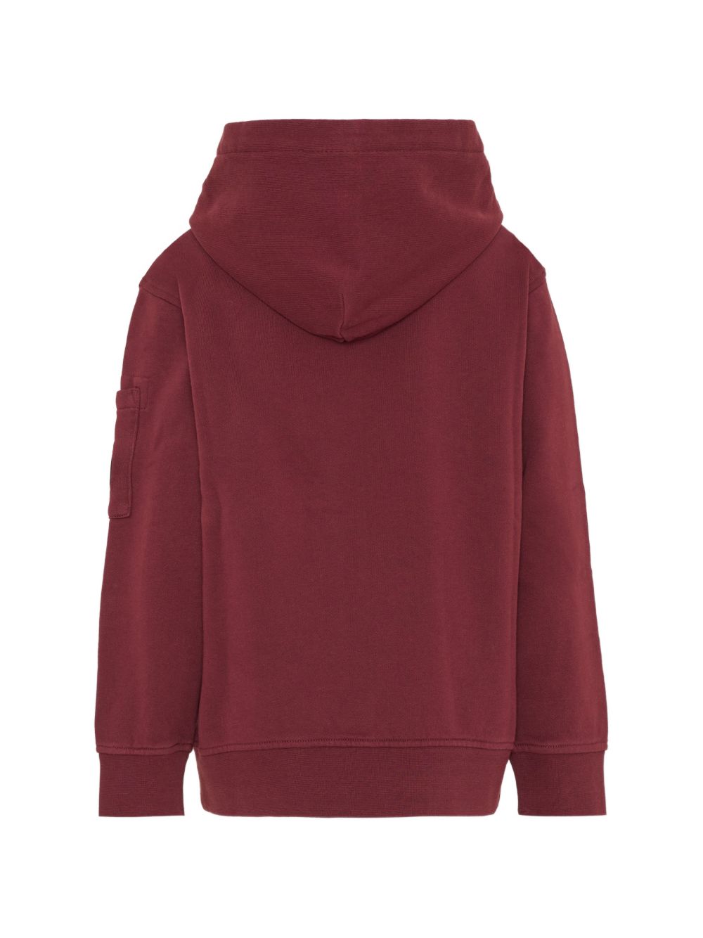 Felpa per bambino C.P.Company rosso con cappuccio<BR/><BR/> COF00YLCA76 51686 C.P.COMPANY KIDS