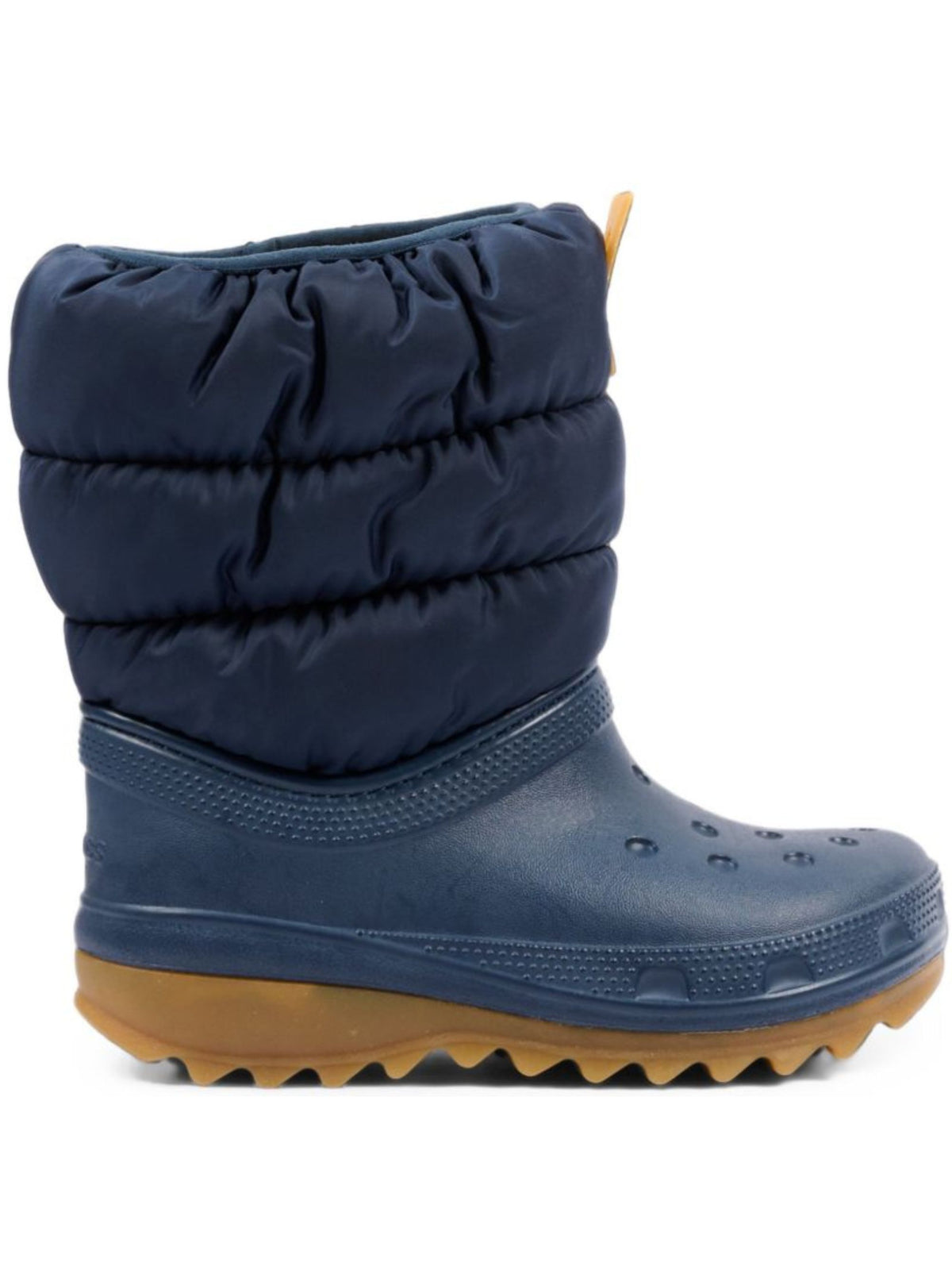 Stivali da pioggia Neo-Puff K per bambino Crocs Kids blu con design imbottito 207684 NAGM CROCS KIDS