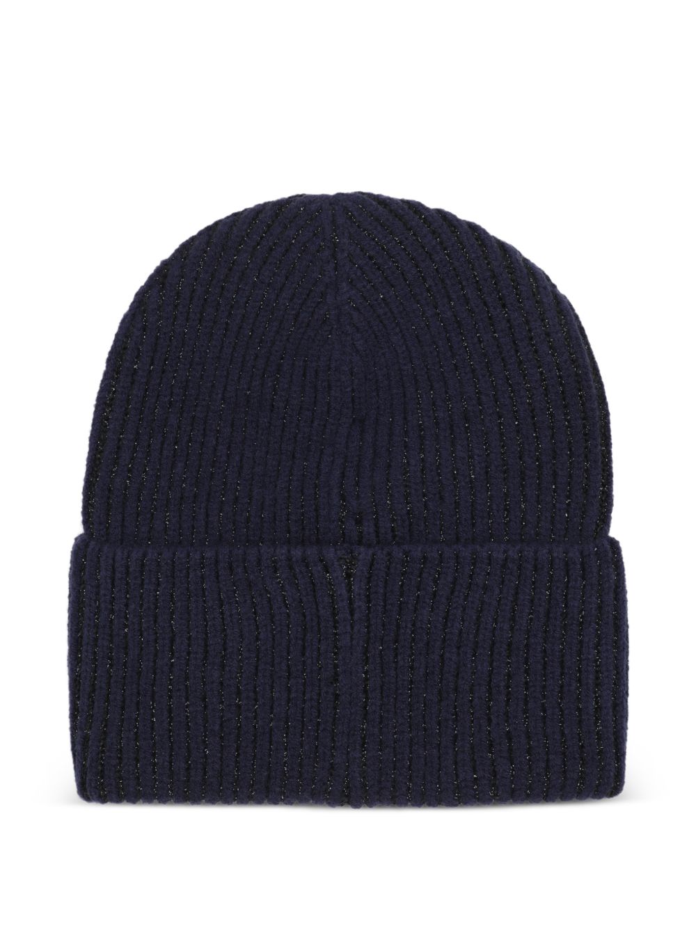 Cappello per bambina DKNY Kids blu con lavorazione in maglia a coste D62927 845 DKNY KIDS