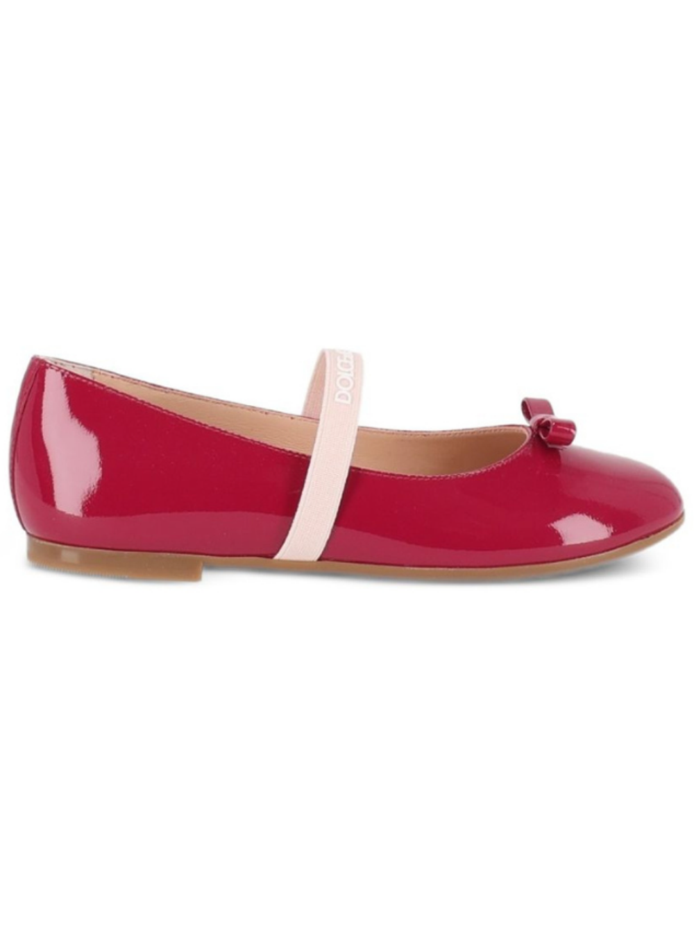 Ballerine per bambina Dolce & Gabbana Kids rosse con dettaglio fiocco D11294 A4831 8I484 DOLCE & GABBANA KIDS