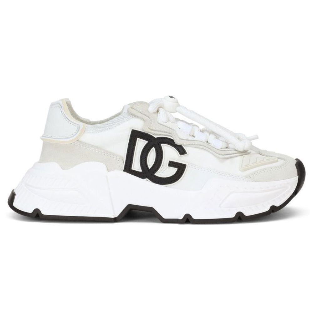 Sneakers per bambino Dolce & Gabbana Kids bianche con logo DG sul lato DA5119 AQ040 80001 DOLCE & GABBANA KIDS
