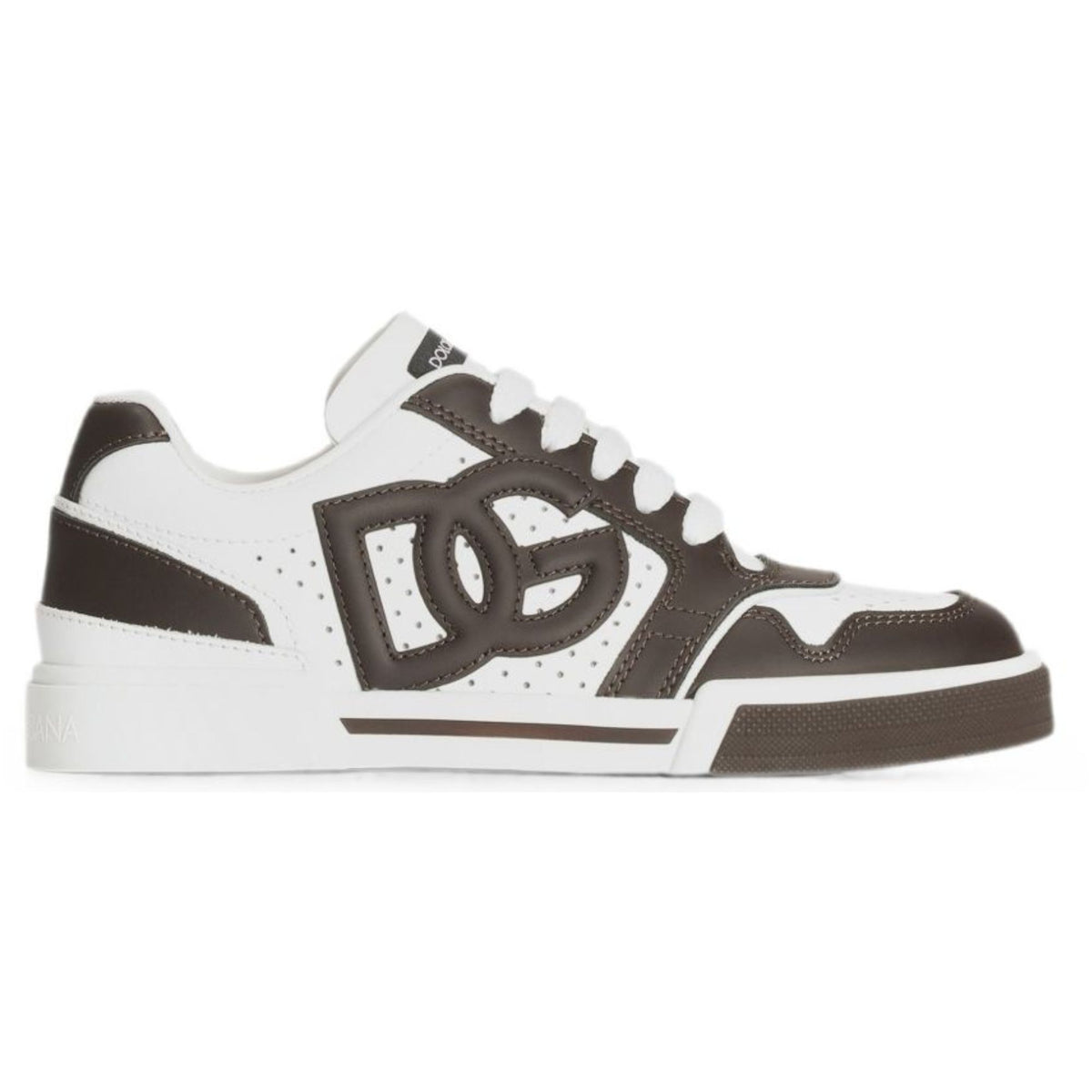 Sneakers per bambino Dolce & Gabbana Kids bianche con logo in rilievo DA5263 A1160 8S091 DOLCE & GABBANA KIDS