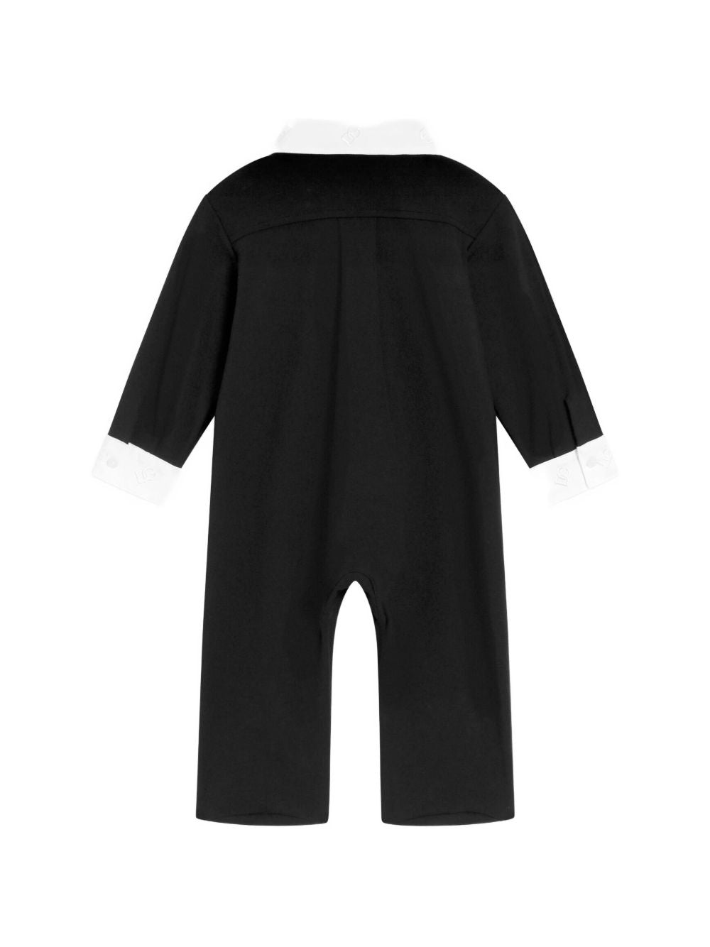 Tutina per neonato Dolce & Gabbana Kids nera con papillon L11O85 G7P2A S9000 DOLCE & GABBANA KIDS