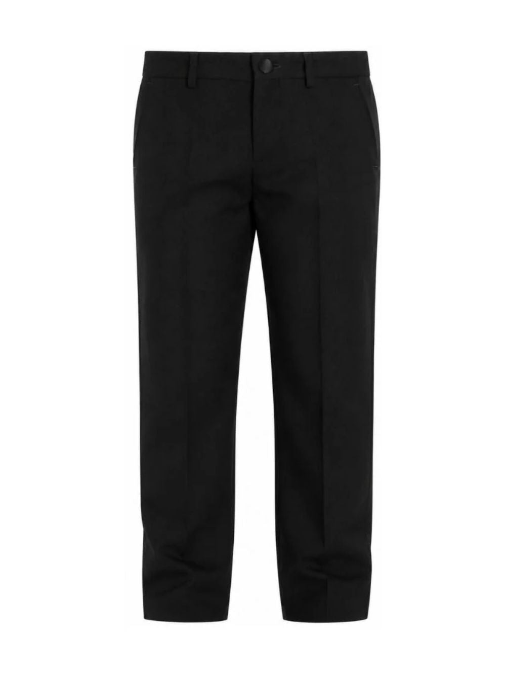 Pantaloni per bambino Dolce & Gabbana Kids neri con tasche posteriori L45P14 G7PQI N0000 DOLCE & GABBANA KIDS