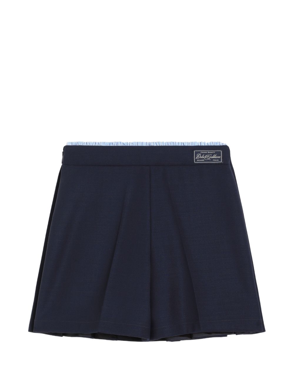 Gonna per bambina Dolce & Gabbana Kids blu con pieghe L53Q57 HU2CB B6712 DOLCE & GABBANA KIDS