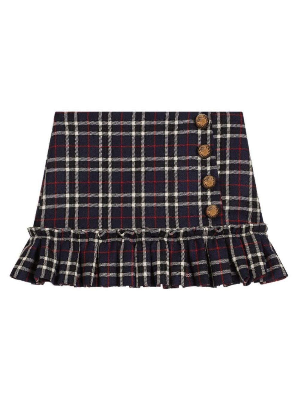 Gonna per bambina Dolce & Gabbana Kids blu con motivo tartan L56I08 FQ2N0 S8104 DOLCE & GABBANA KIDS