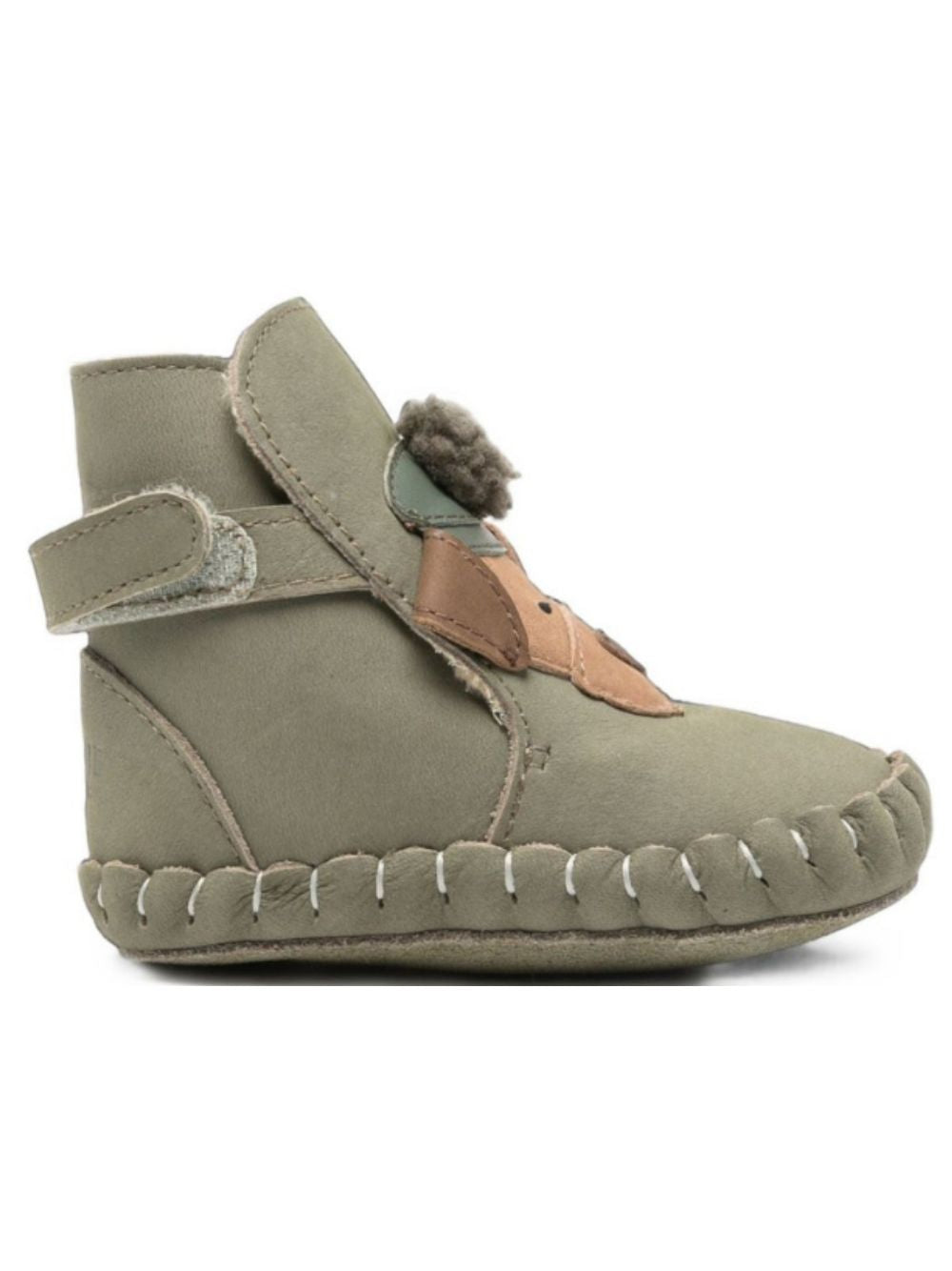 Stivaletti per neonati Donsje Kids verdi con applicazione cagnolino 1041805 NL126 DONSJE KIDS