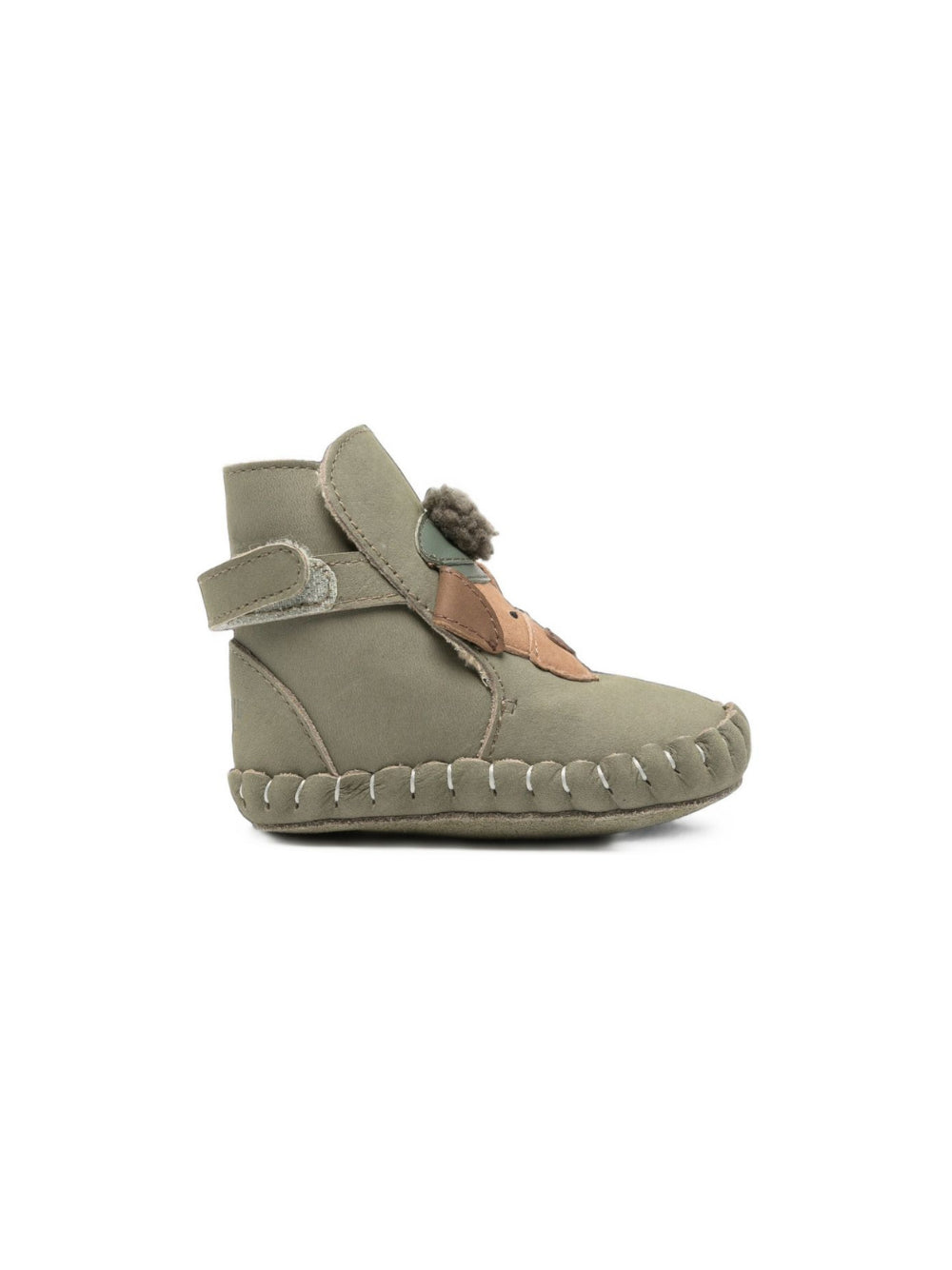 Stivaletti per neonati Donsje Kids verdi con applicazione cagnolino 1041805 NL126 DONSJE KIDS
