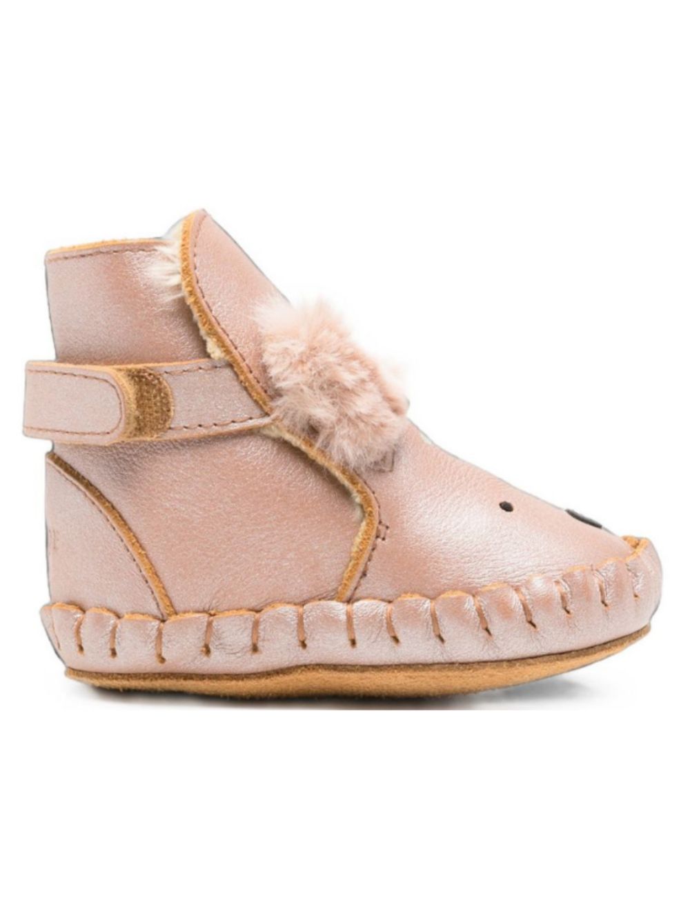 Stivali per neonata Donsje Kids rosa con applicazione animale 1042601 LE203 DONSJE KIDS