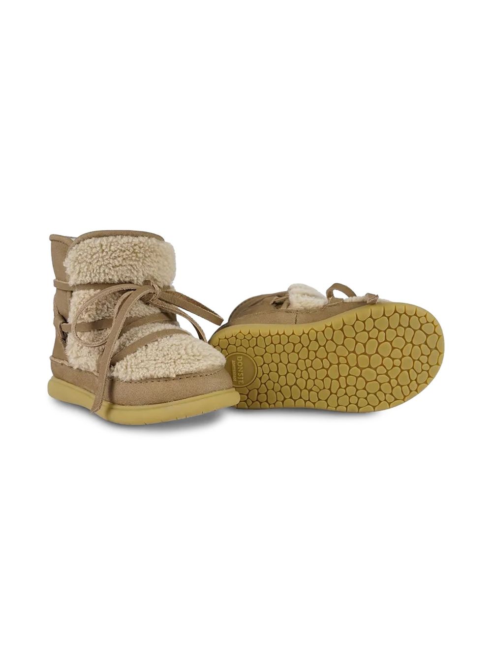 Stivali Ceesa per neonati Donsje Kids marroni con finitura in shearling 1500300 NL127 DONSJE KIDS