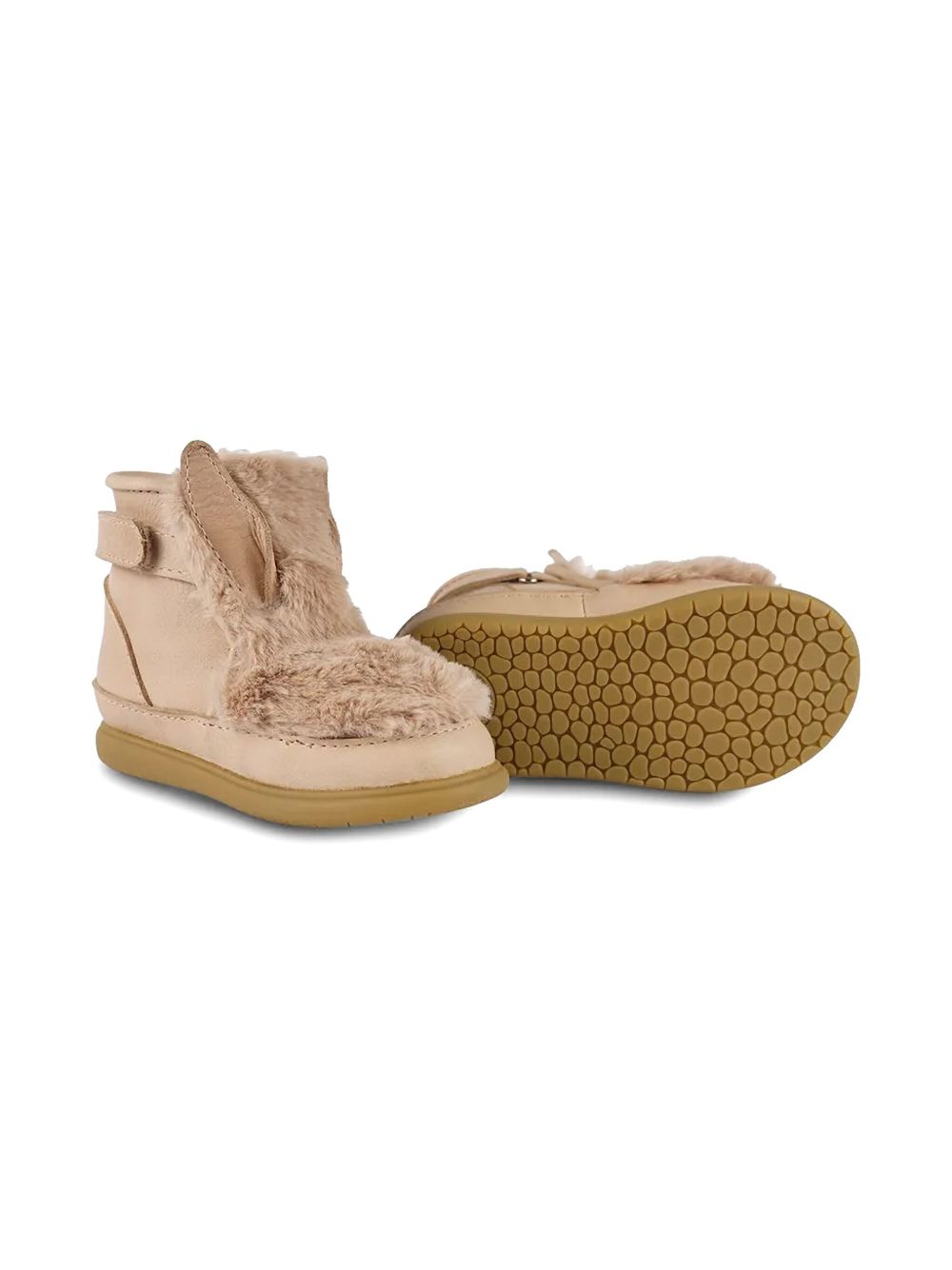 Stivali per neonati Donsje Kids beige con rifinitura in shearling 1500902 SF015 DONSJE KIDS