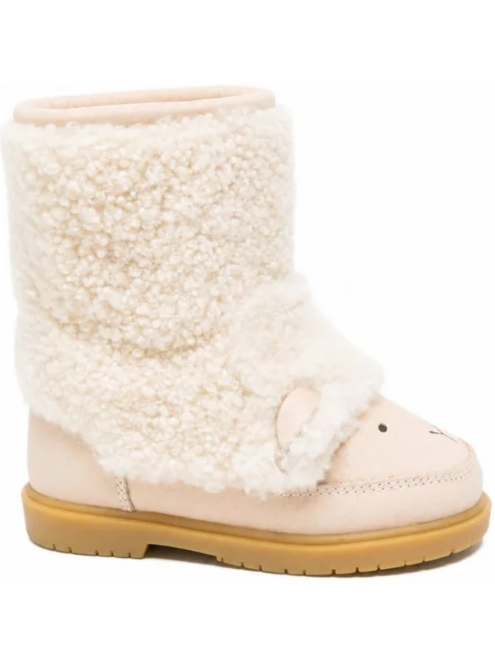 Stivali per bambina Donsje Kids bianchi a forma di pecorella 2031402 CS011 DONSJE KIDS