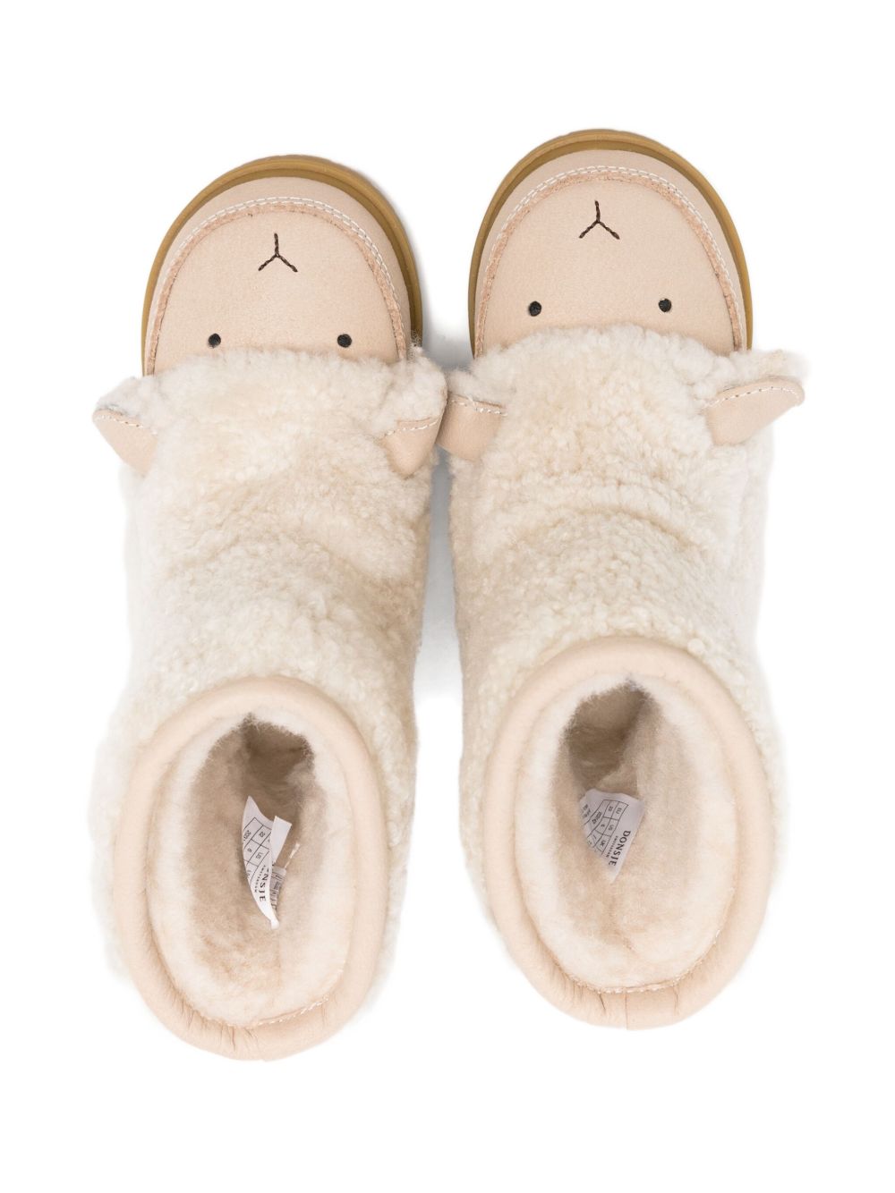 Stivali per bambina Donsje Kids bianchi a forma di pecorella 2031402 CS011 DONSJE KIDS