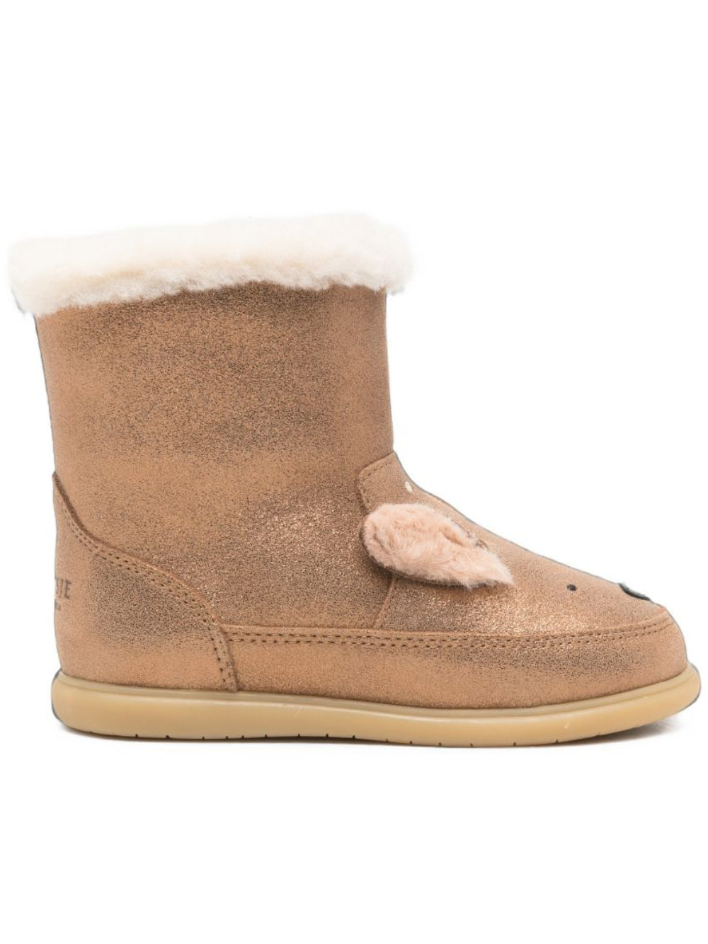 Stivali per bambina Donsje Kids beige con finitura scintillante 2033501 TL023 DONSJE KIDS