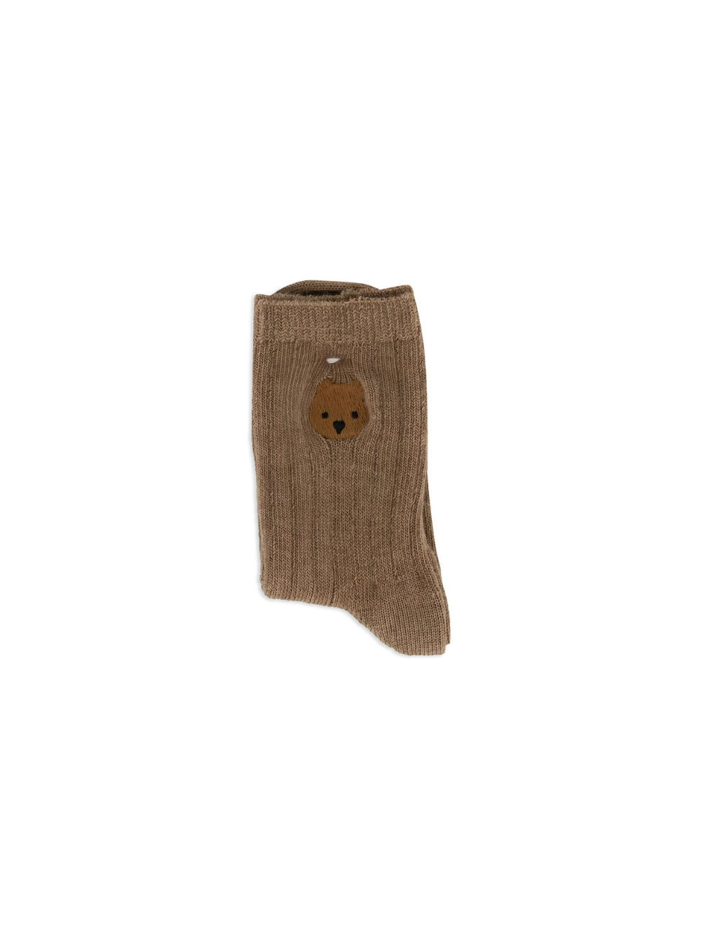 Calzini Bell per bambino Donsje Kids marroni con orsetto ricamato 3014501 GS001 DONSJE KIDS