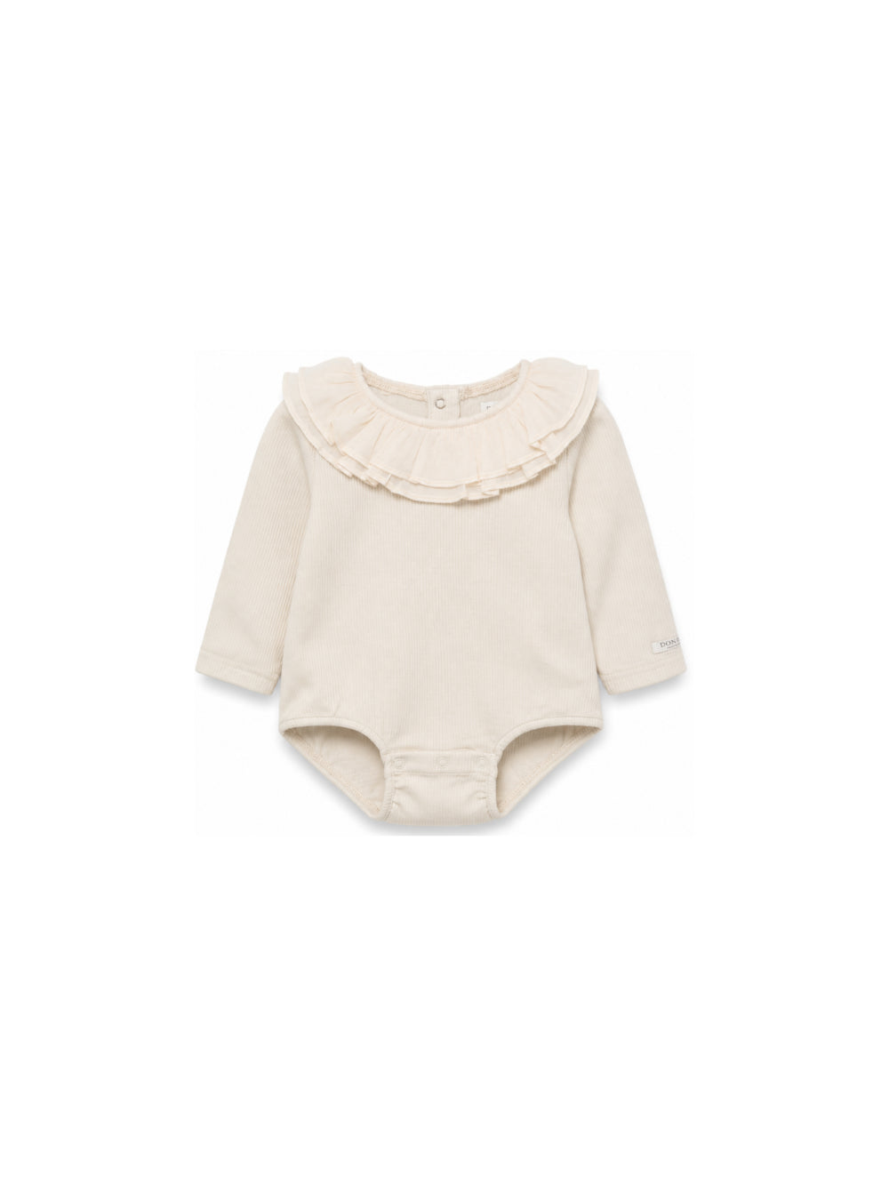 Tutina per neonata Donsje Kids beige con colletto con ruches 3051000 00133 DONSJE KIDS