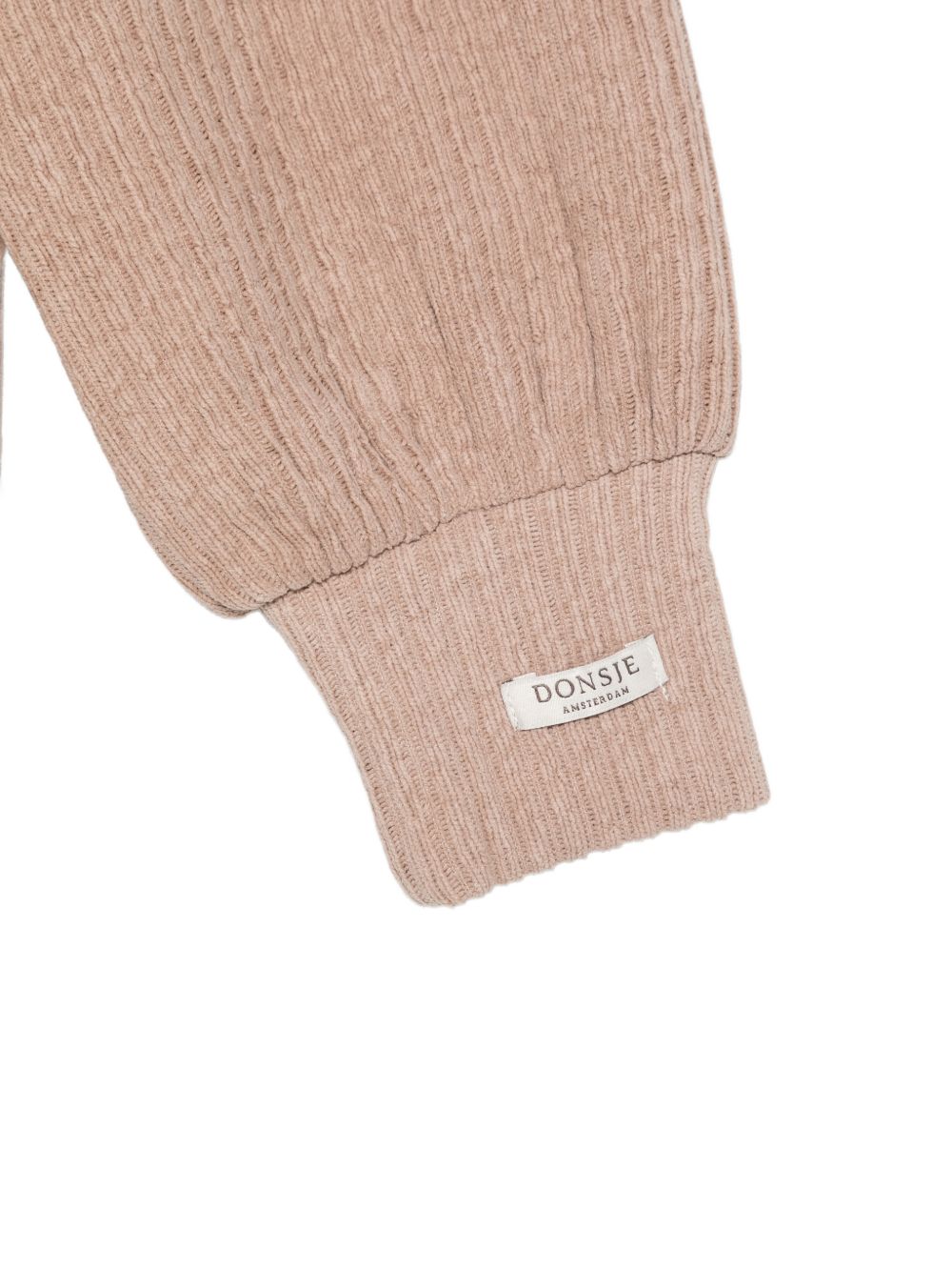 Pantaloni per neonata Donsje Kids rosa con lavorazione in maglia a coste 3052000 00106 DONSJE KIDS