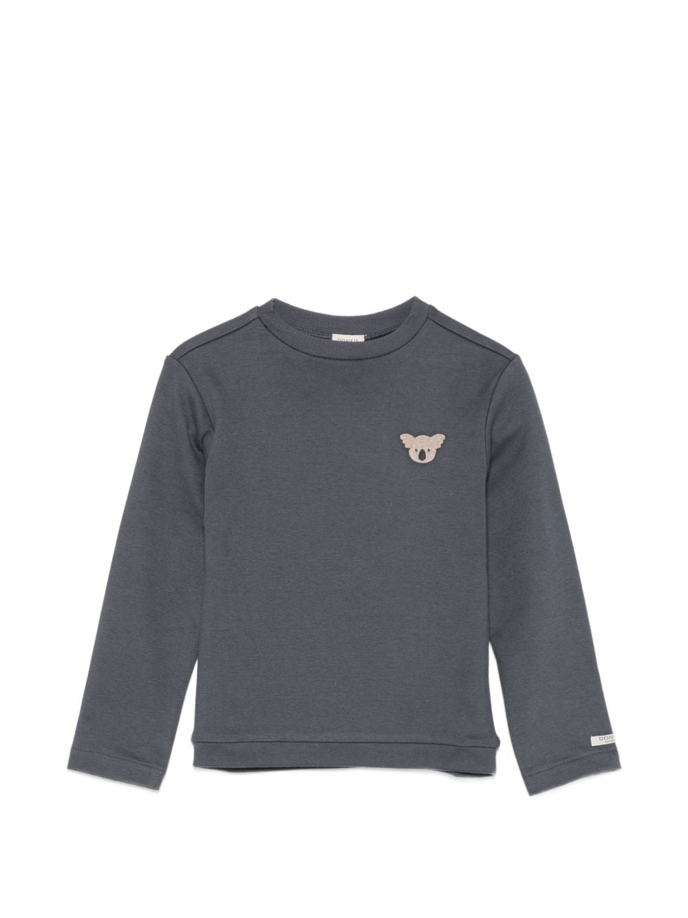 T-shirt per bambini Donsje grigia con ricamo Koala 4101902 00027 DONSJE KIDS
