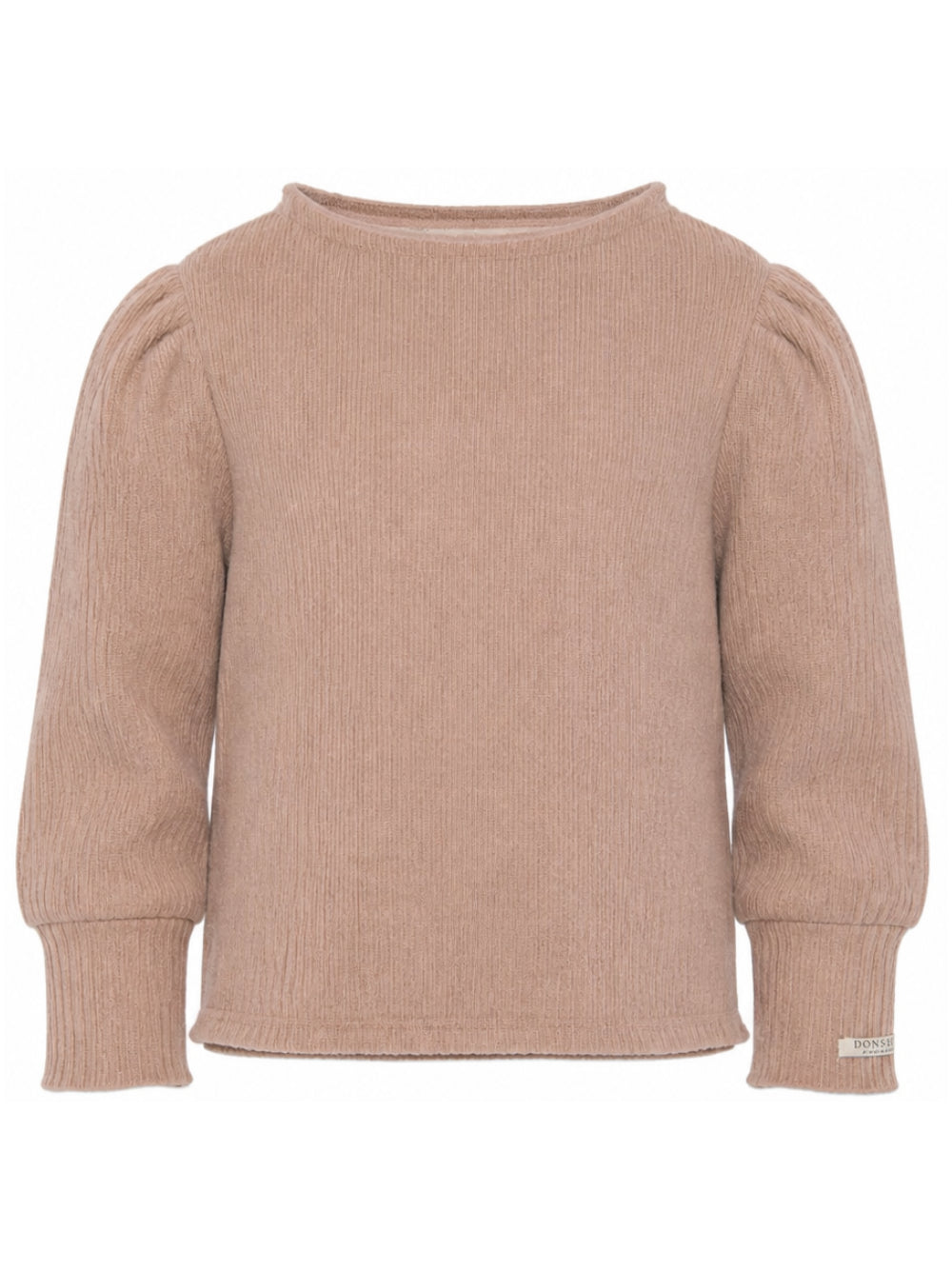 Maglione per bambina Donsje Kids beige con lavorazione in maglia a coste 4107100 00106 DONSJE KIDS
