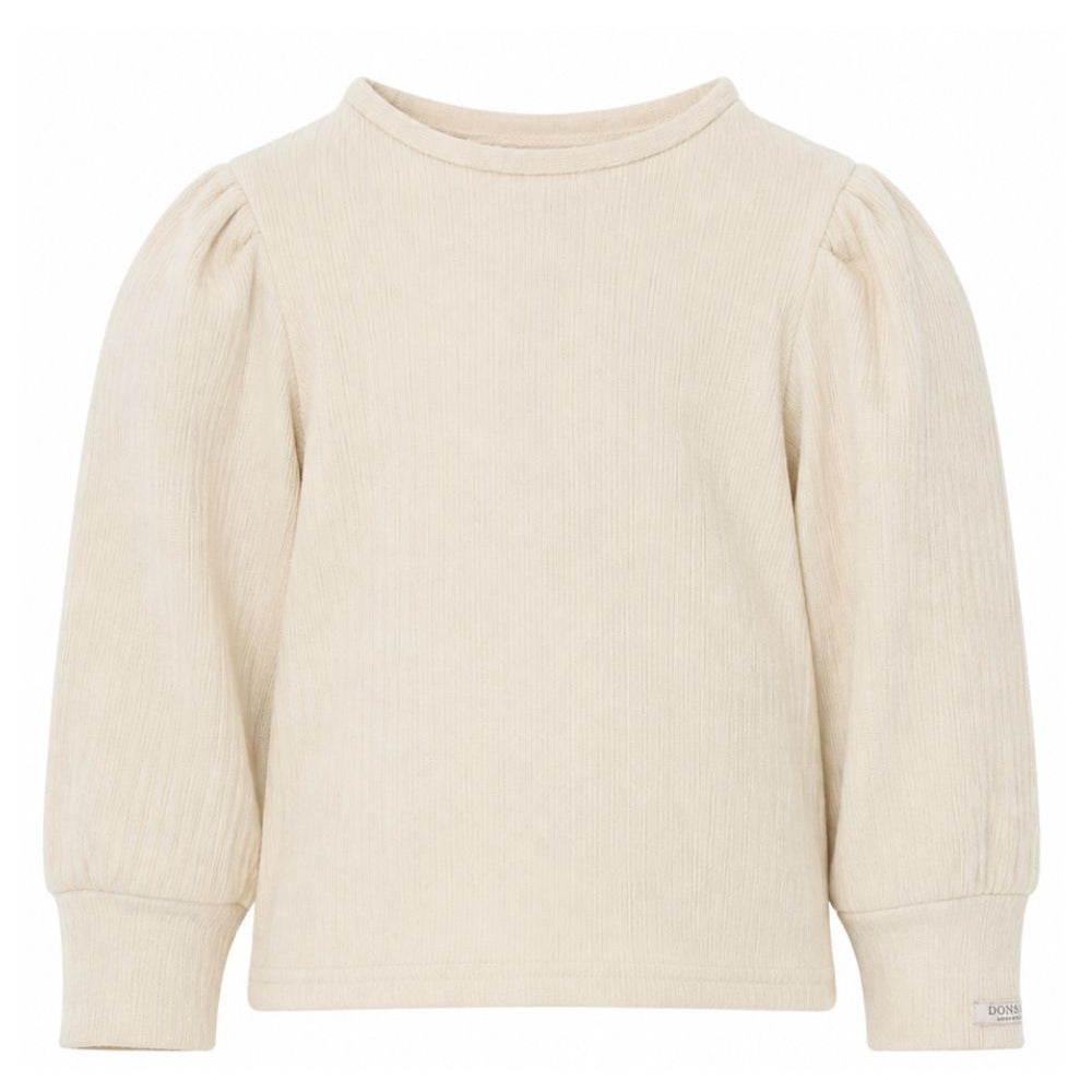 Maglione per bambina Donsje crema con motivo a coste 4107100 00133 DONSJE KIDS