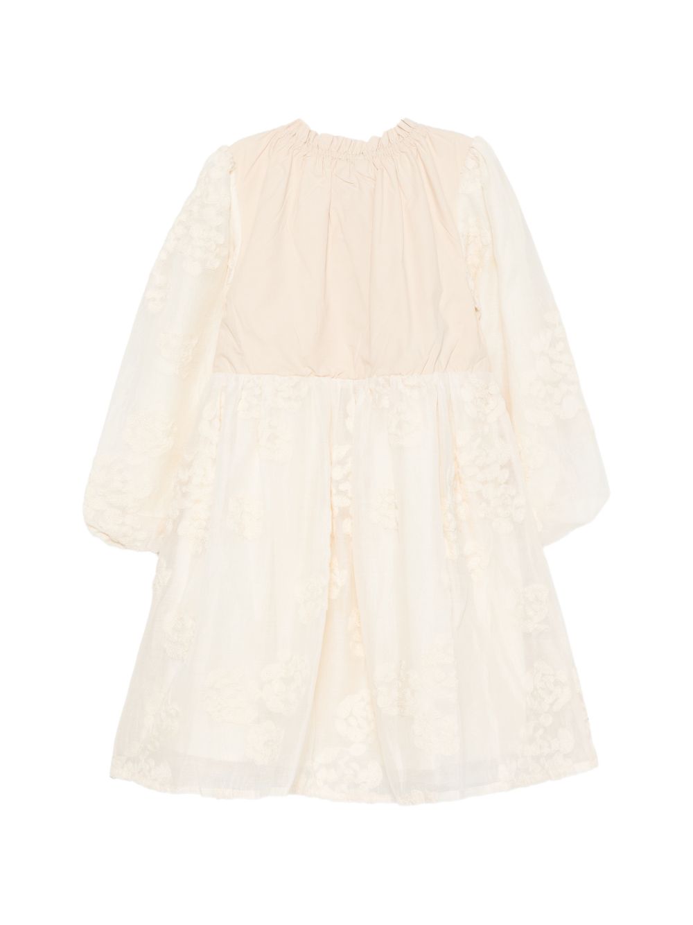 Abito per bambina Donsje Kids bianco con ricamo floreale 4121400 S0037 DONSJE KIDS