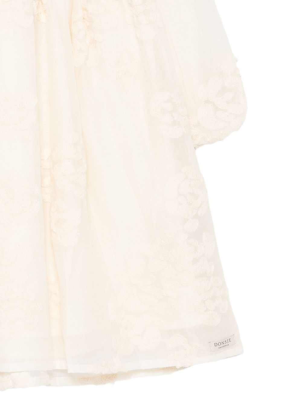 Abito per bambina Donsje Kids bianco con ricamo floreale 4121400 S0037 DONSJE KIDS