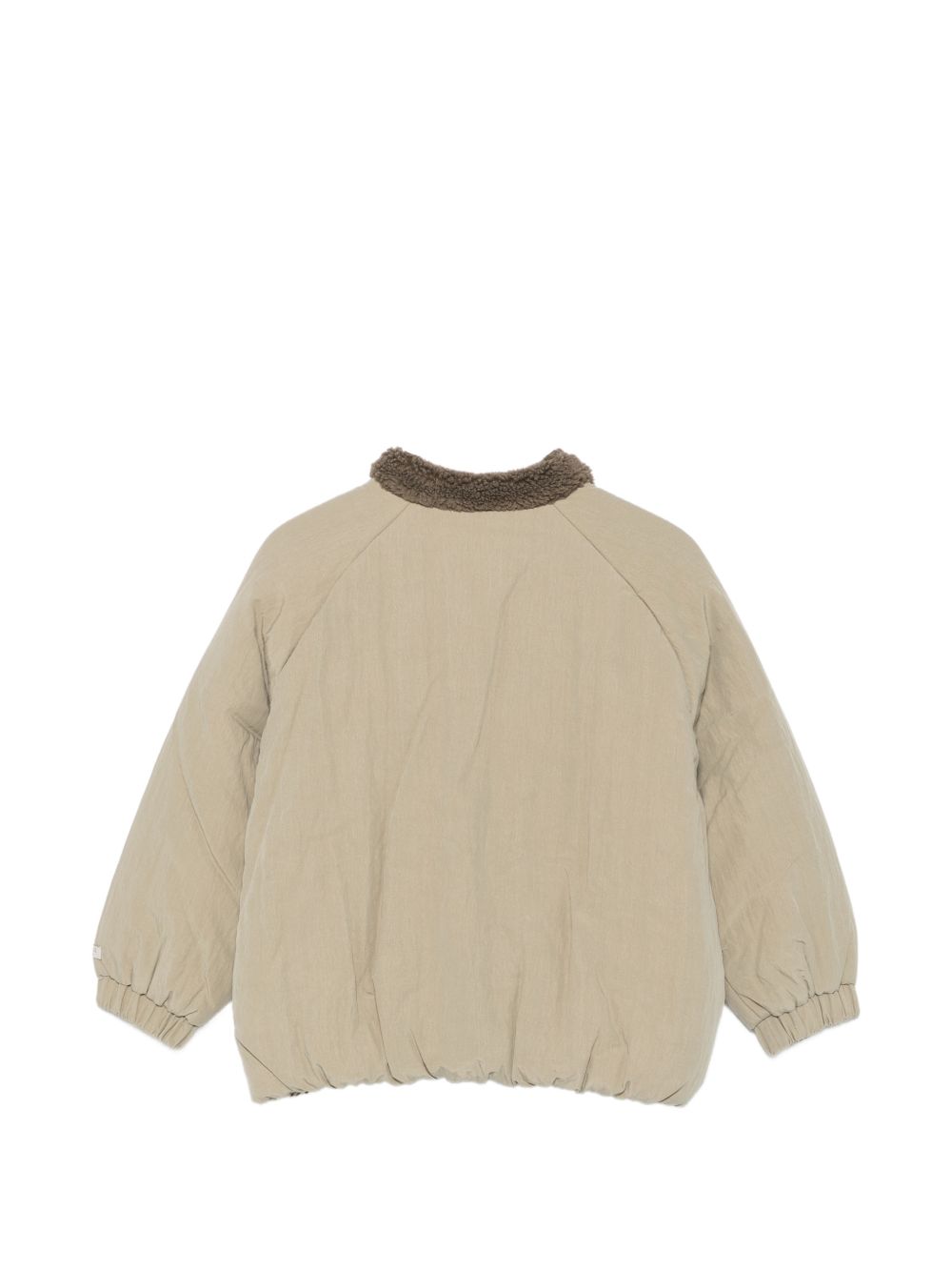 Bomber Oscor per bambino Donsje Kids verde con applicazione con logo sul petto 4121600 00016 DONSJE KIDS