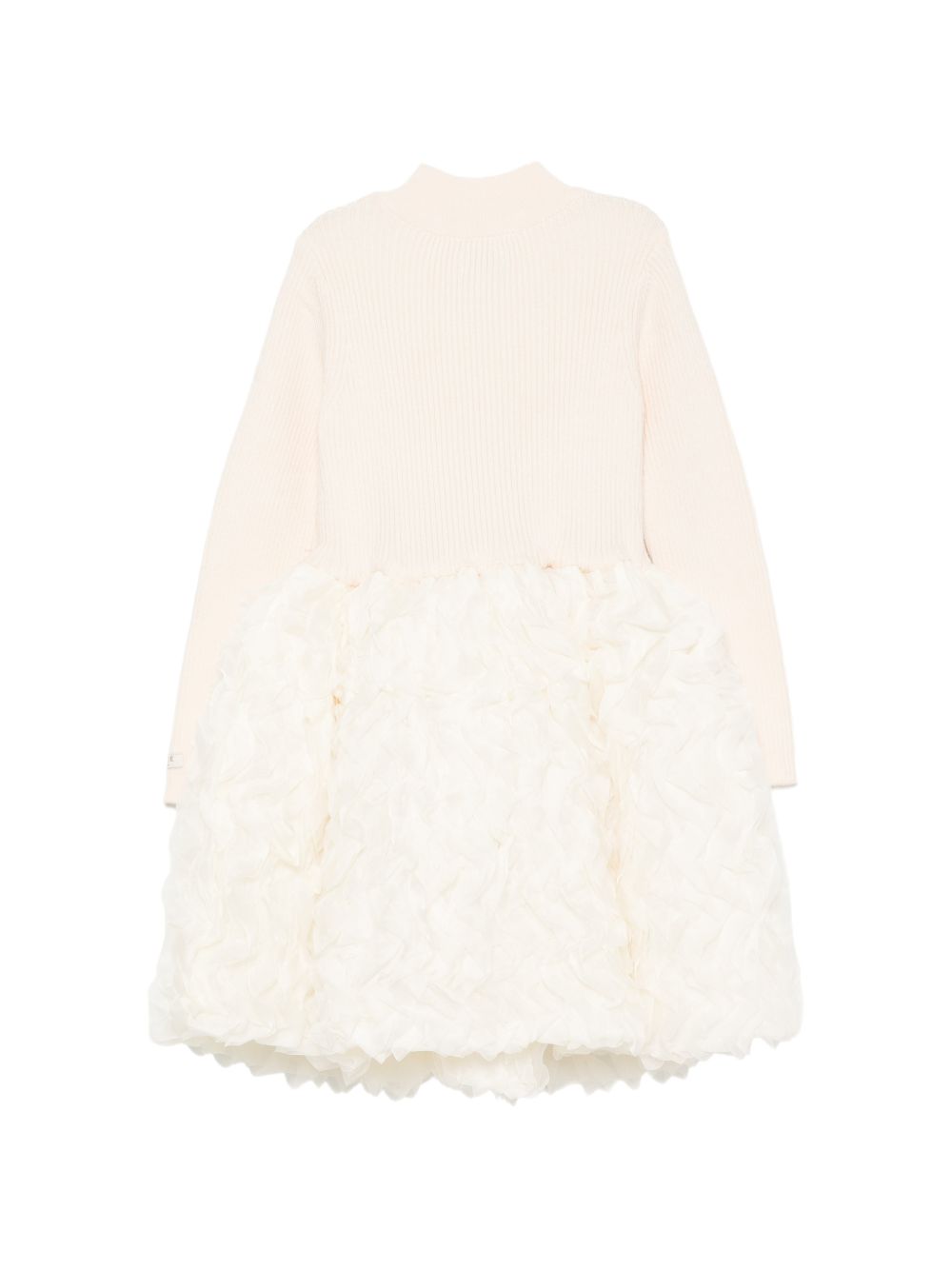 Abito per bambina Donsje Kids bianco con gonna a balze 4122200 00009 DONSJE KIDS
