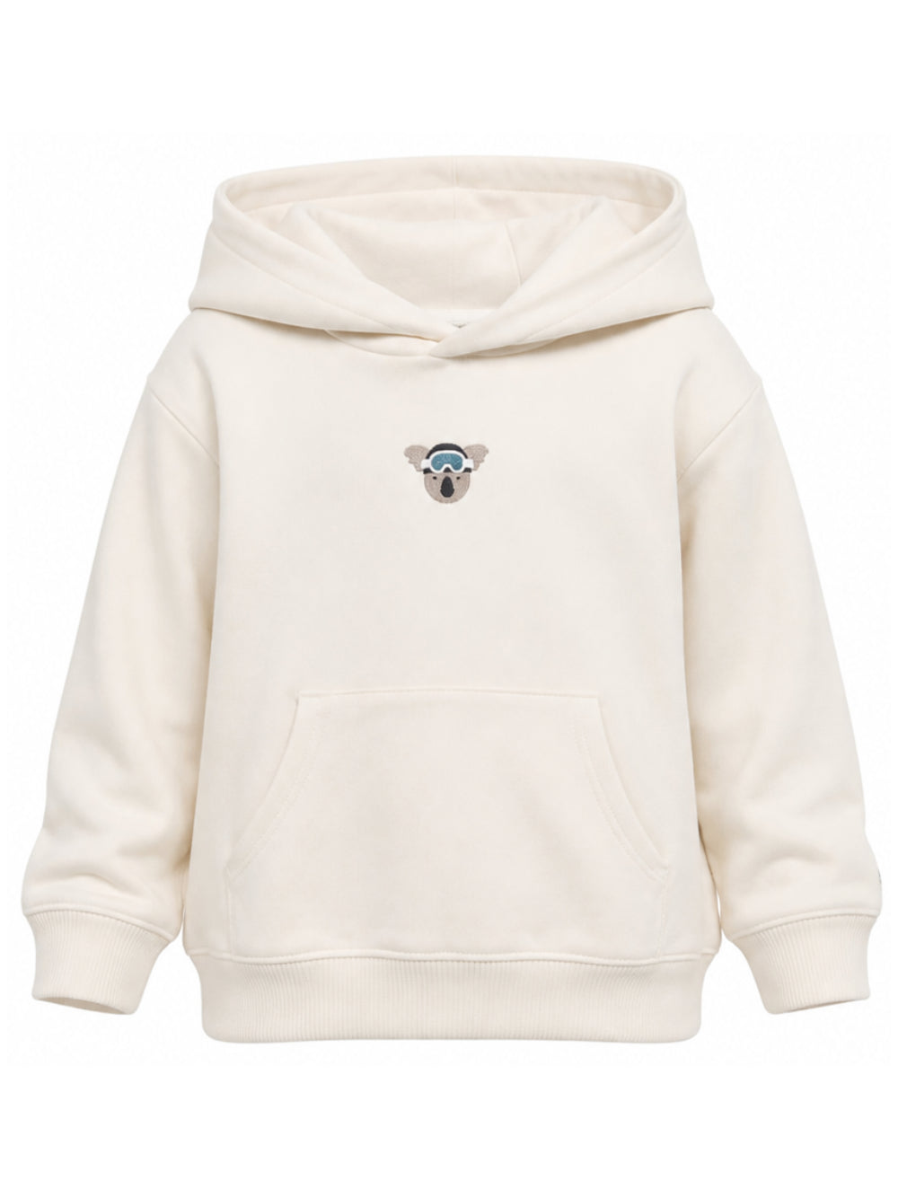 Felpa per bambini Donsje bianca con ricamo Koala 4124902 00133 DONSJE KIDS