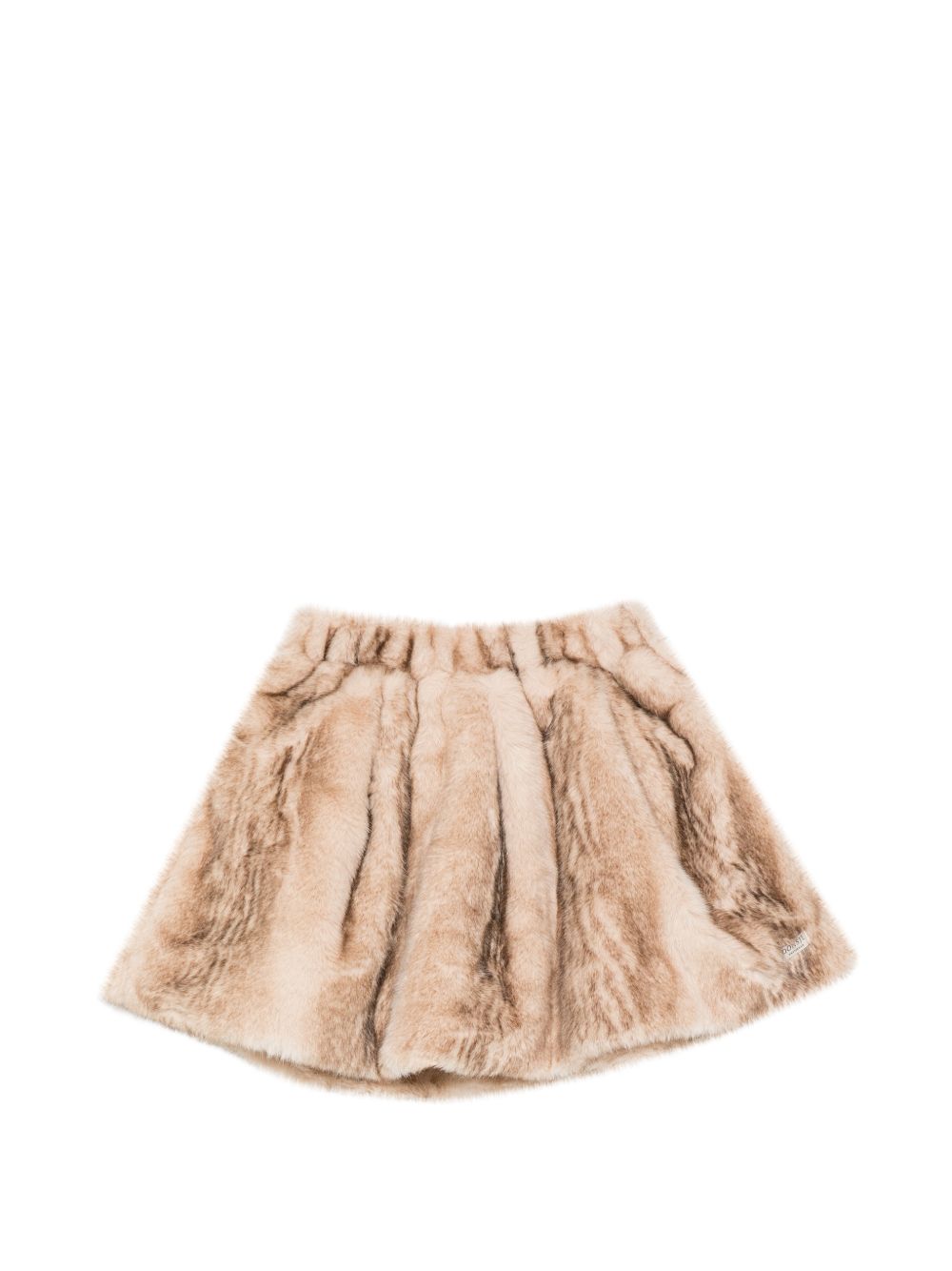 Gonna per bambina Donsje Kids beige in pelliccia sintetica 4125300 S0052 DONSJE KIDS