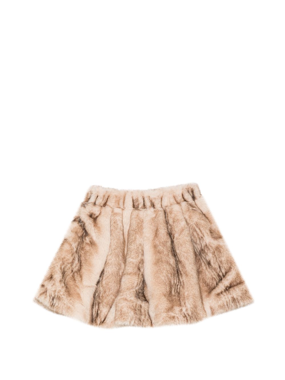 Gonna per bambina Donsje Kids beige in pelliccia sintetica 4125300 S0052 DONSJE KIDS