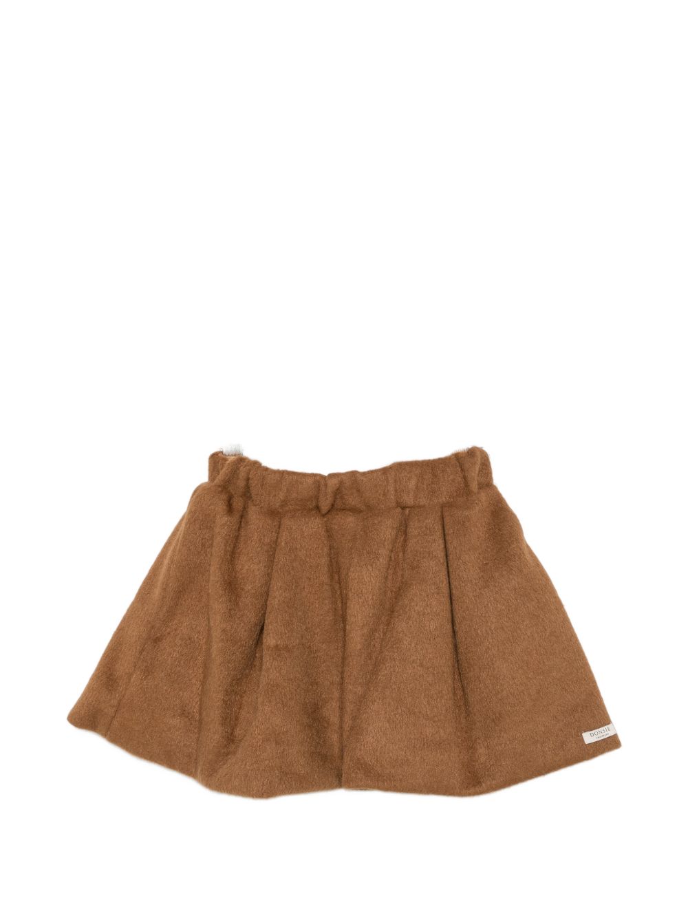 Gonna per bambina Donsje Kids marrone con texture infeltrita 4125500 00035 DONSJE KIDS