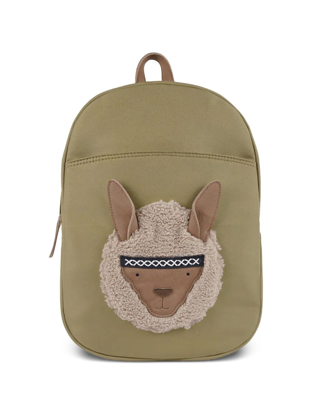 Zaino per bambini Donsje verde con toppa lama 5524001 00063 DONSJE KIDS