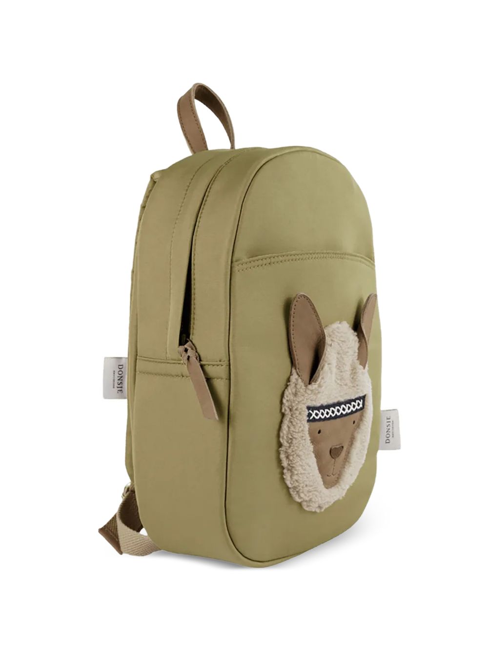 Zaino per bambini Donsje verde con toppa lama 5524001 00063 DONSJE KIDS