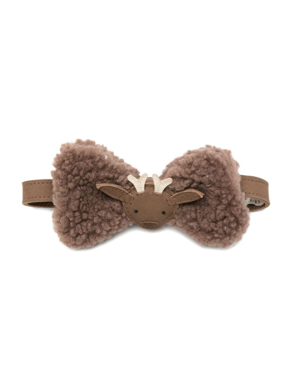 Papillon per bambino Donsje Kids marrone con applicazione frontale con renna 5524602 CF016 DONSJE KIDS