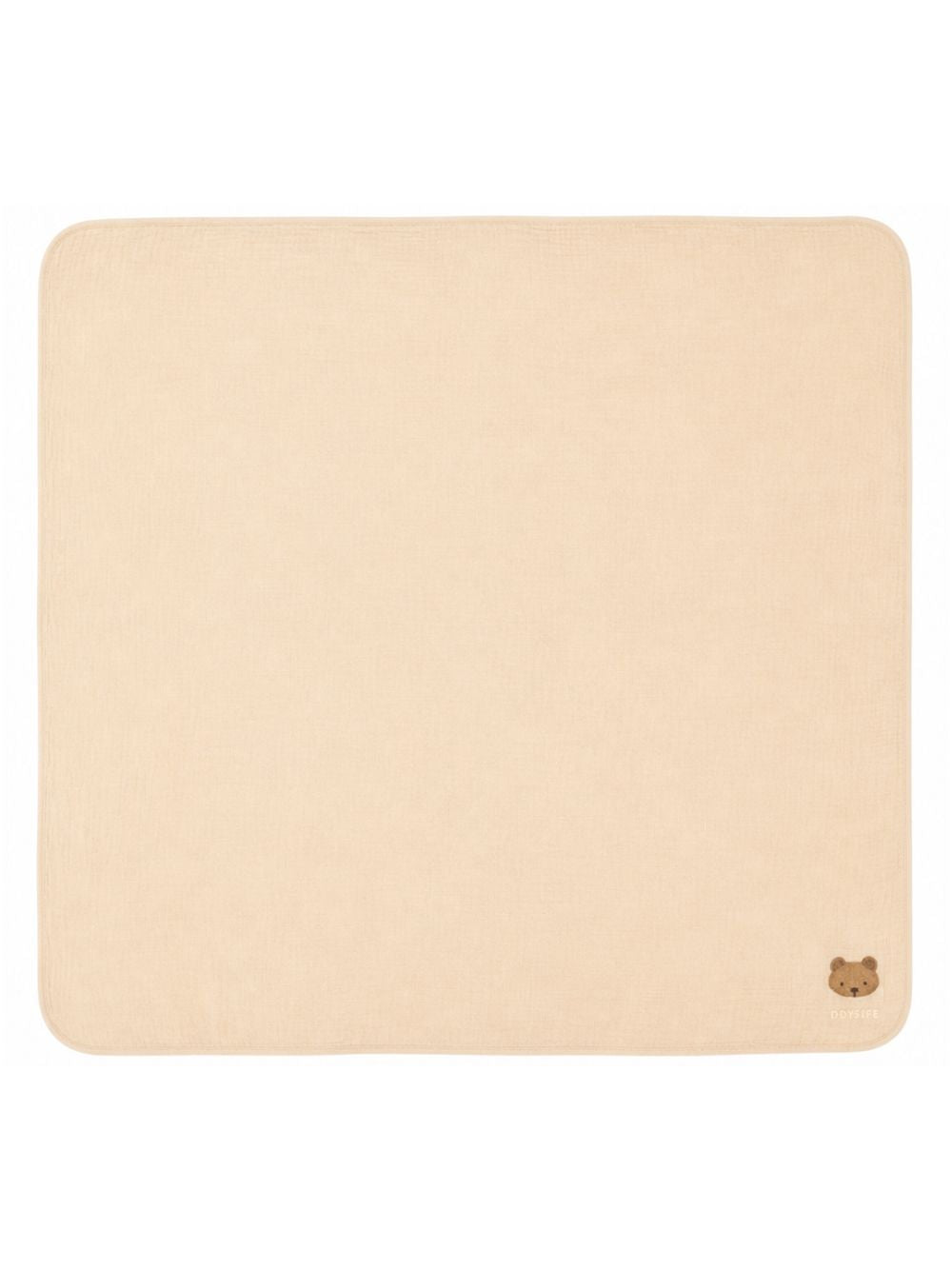 Coperta per neonati Donsje Kids beige con motivo a orsetto ricamato 7100101 00017 DONSJE KIDS