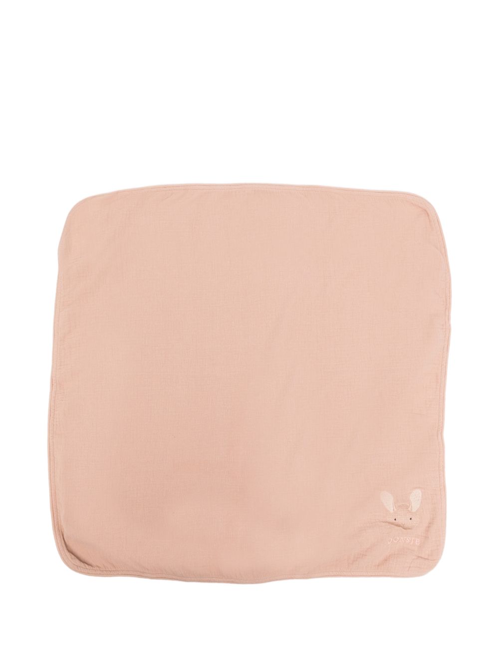 Coperta per neonata Donsje Kids rosa con ricamo coniglietto sul davanti 7101201 00018 DONSJE KIDS